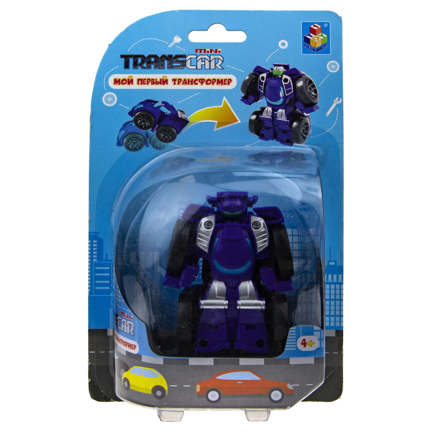 Трансформер 1TOY "Мой первый трансформер" Суперкар