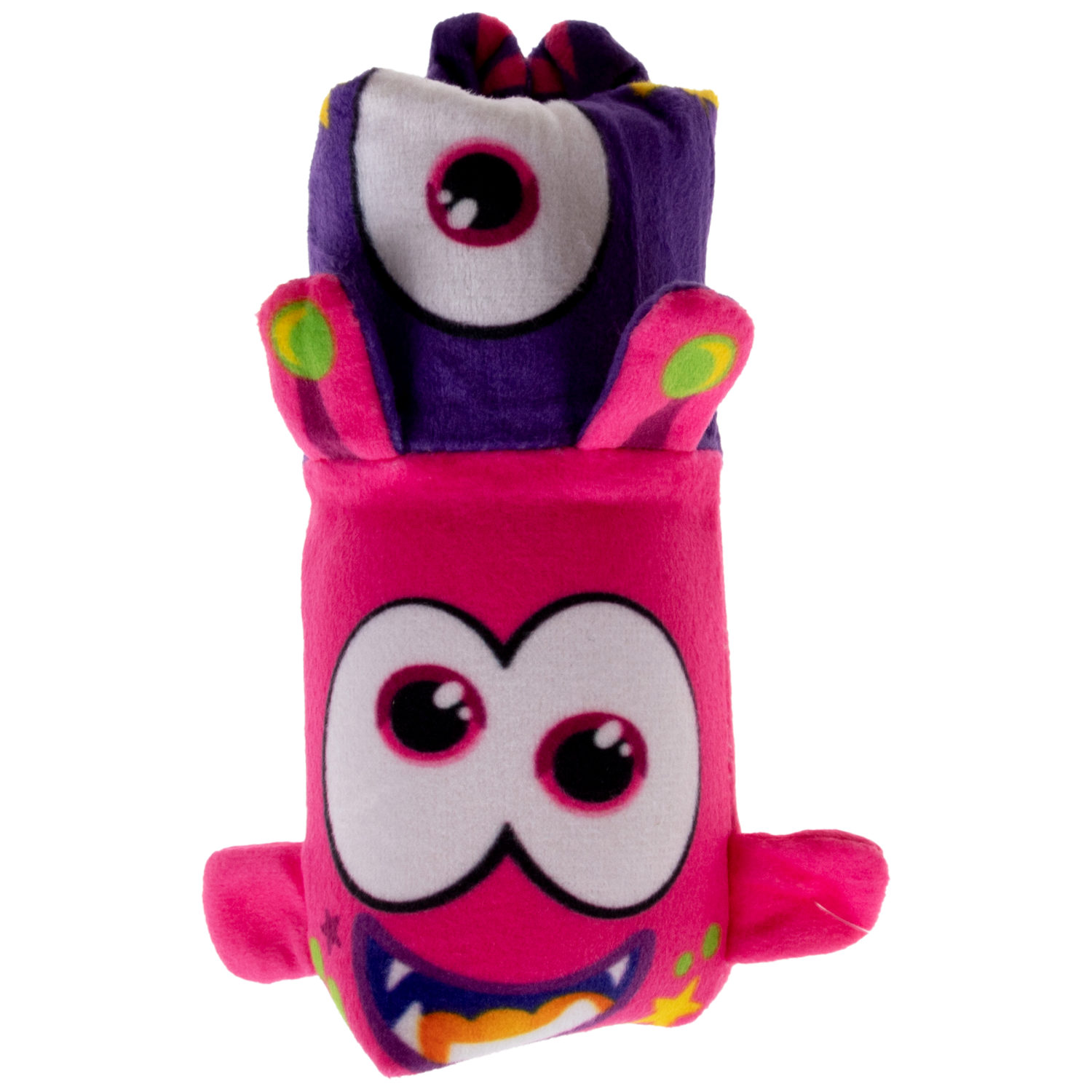 Скользун Вывернушка 2 в 1 1TOY плюшевая, игрушка-антистресс для рук