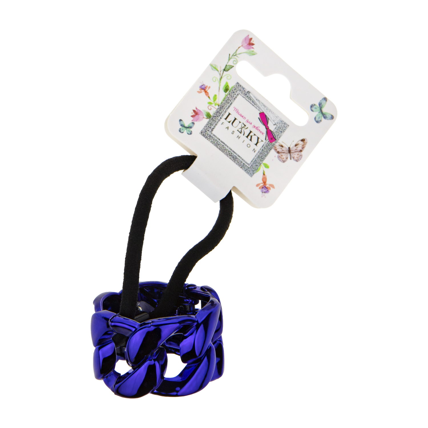 Резинка для волос Lukky Fashion с зажимом цепочка