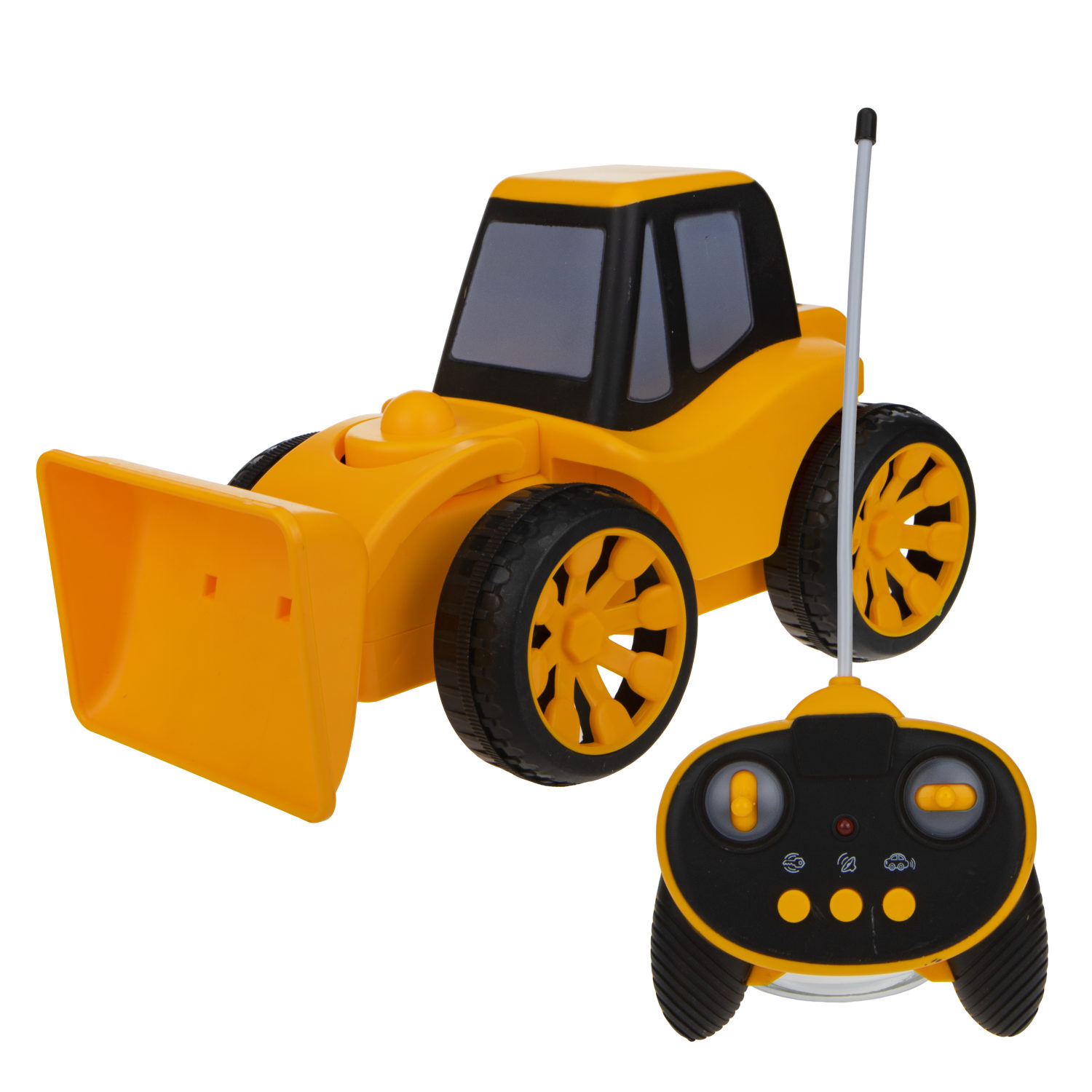 Машинка 1TOY "Горстрой" фронтальный погрузчик с пультом д/у