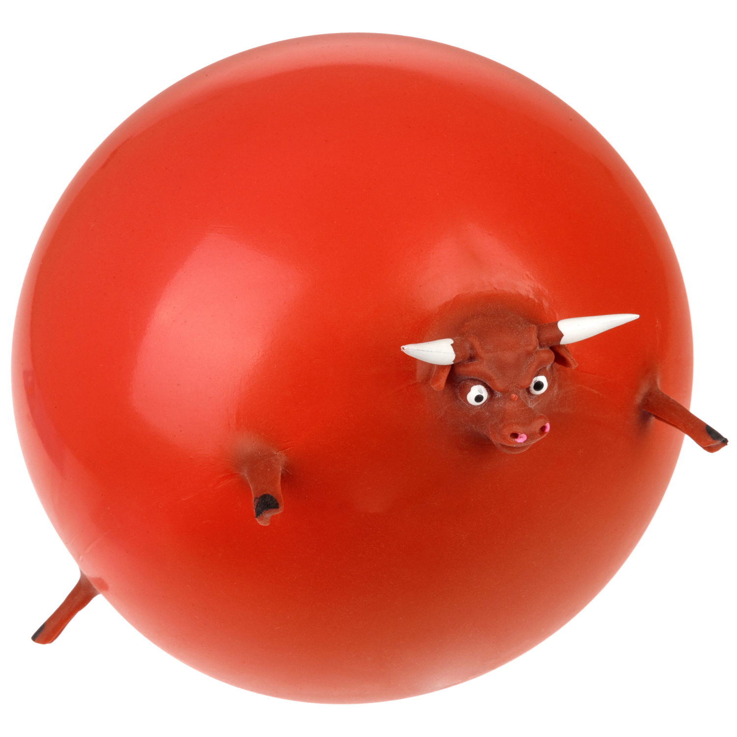 Игрушка ДУТИКИ 1TOY Животные, максимальный размер 30 см, бык