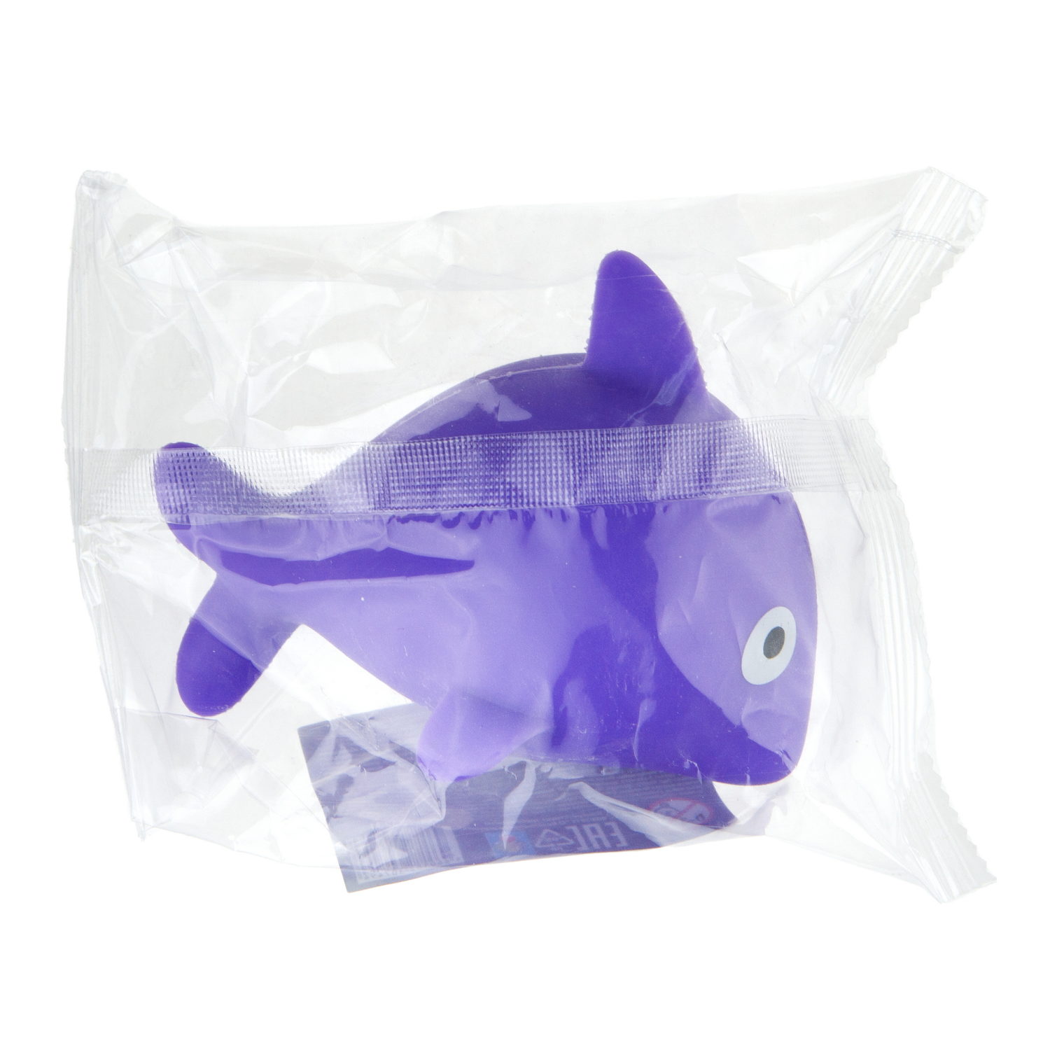 Антистресс-игрушка для рук 1TOY Крутой замес Рыбка, фиолетовая