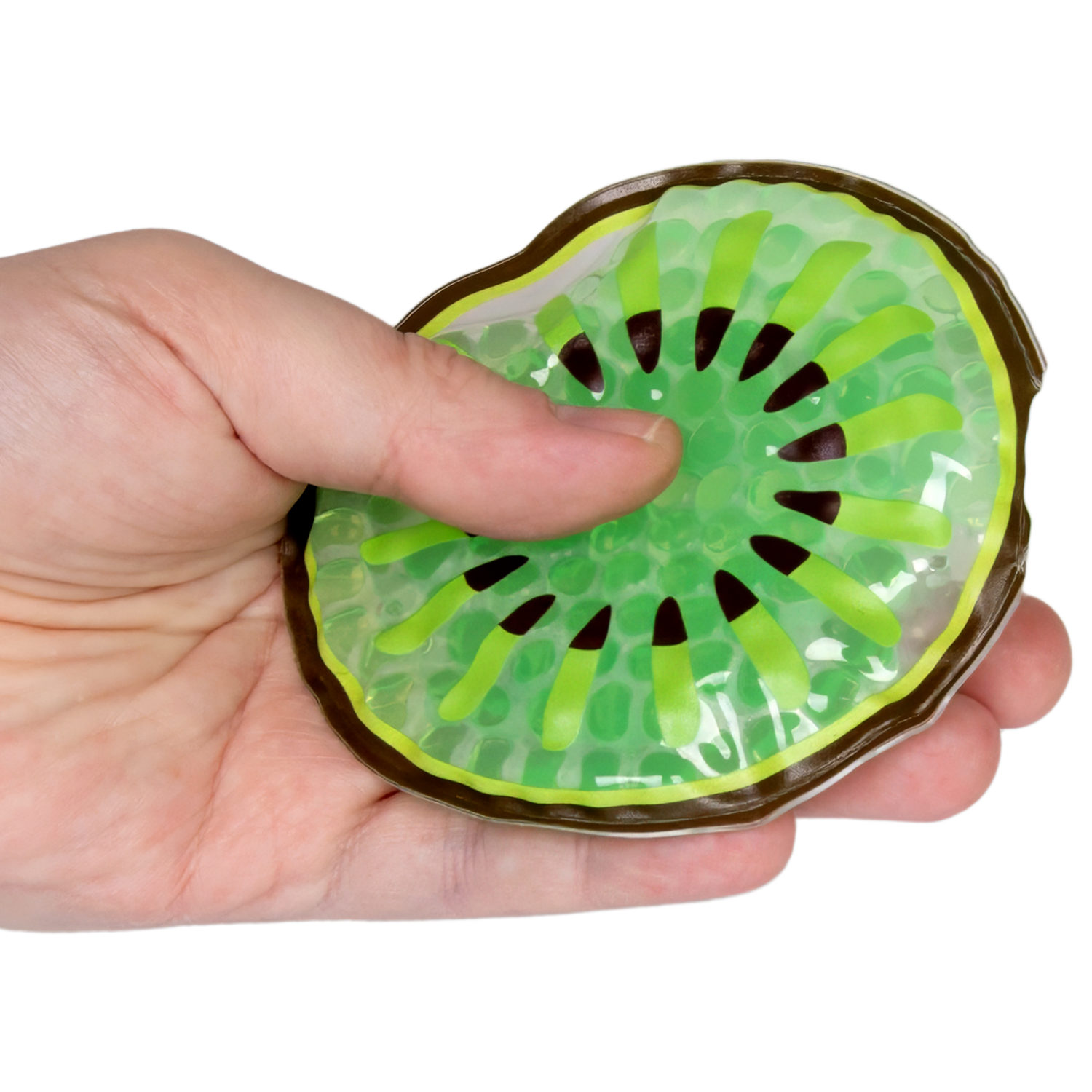 Акватубики переливайка 1TOY «Фрукты» скользун с водой внутри, антистресс для рук, жмякалка, 10 видов в ассортименте