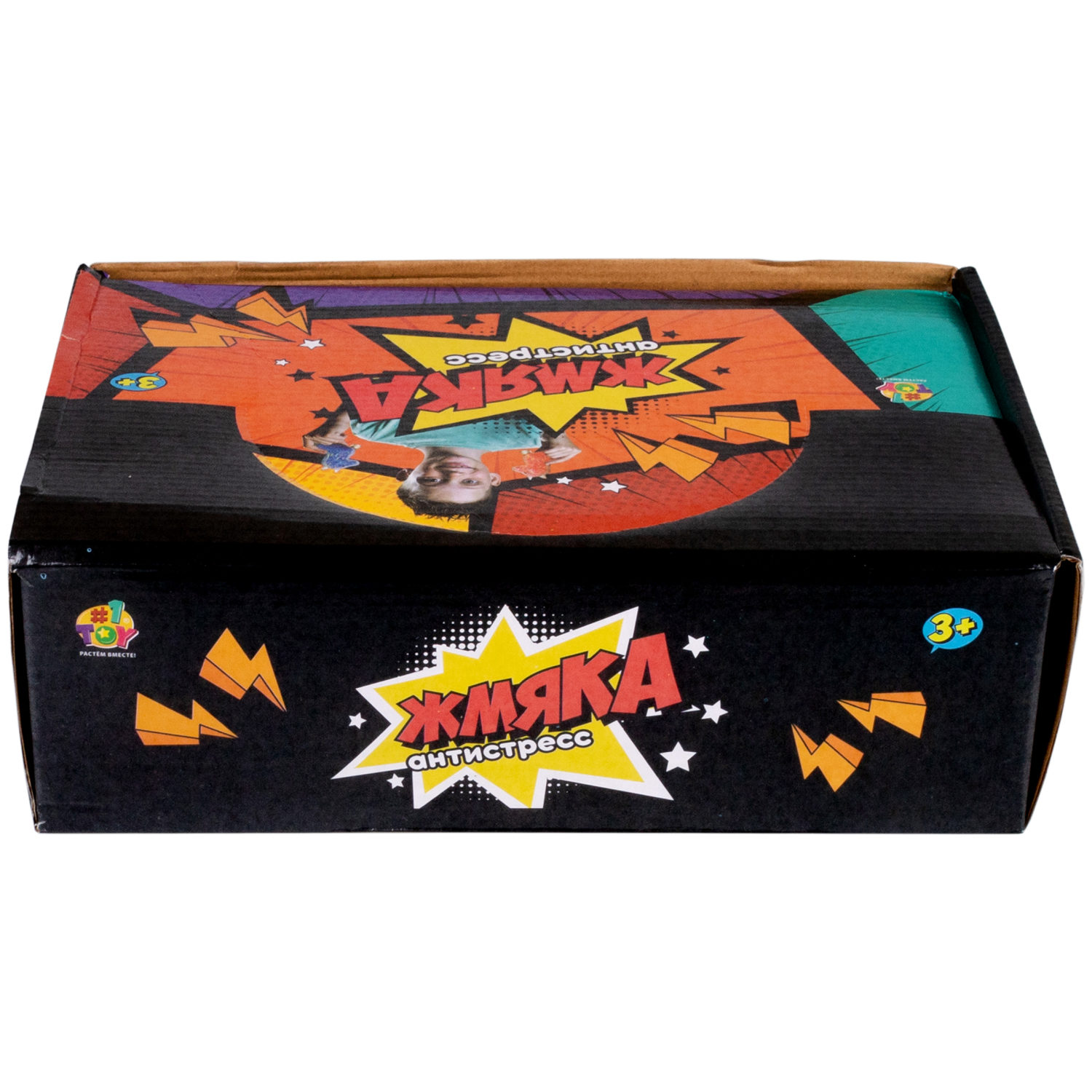 1toy Жмяка единорог с пенопластовыми шариками, 11х8 см, 4 вида в ассортименте