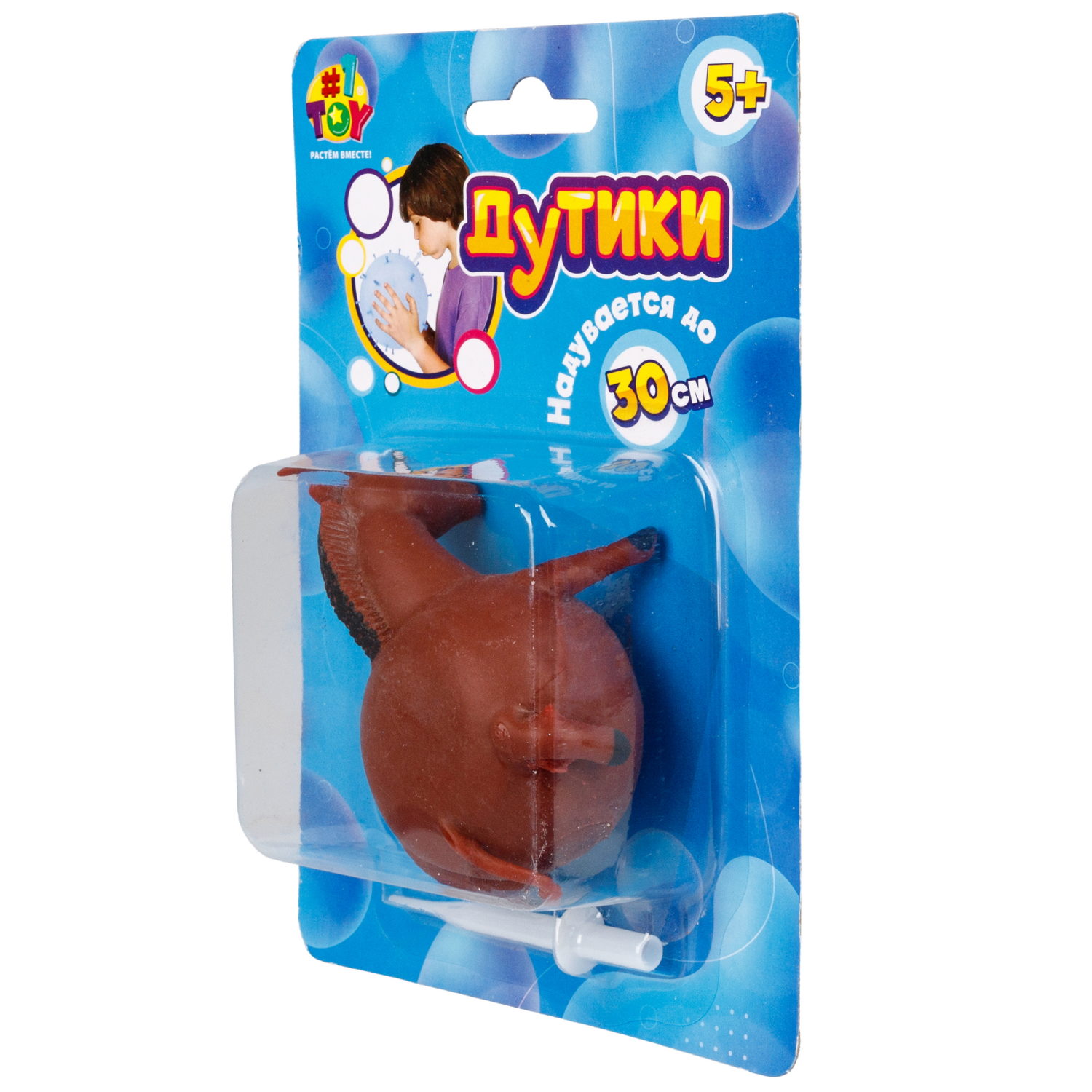 Игрушка ДУТИКИ 1TOY Животные, максимальный размер 30 см, 11 видов в ассортименте