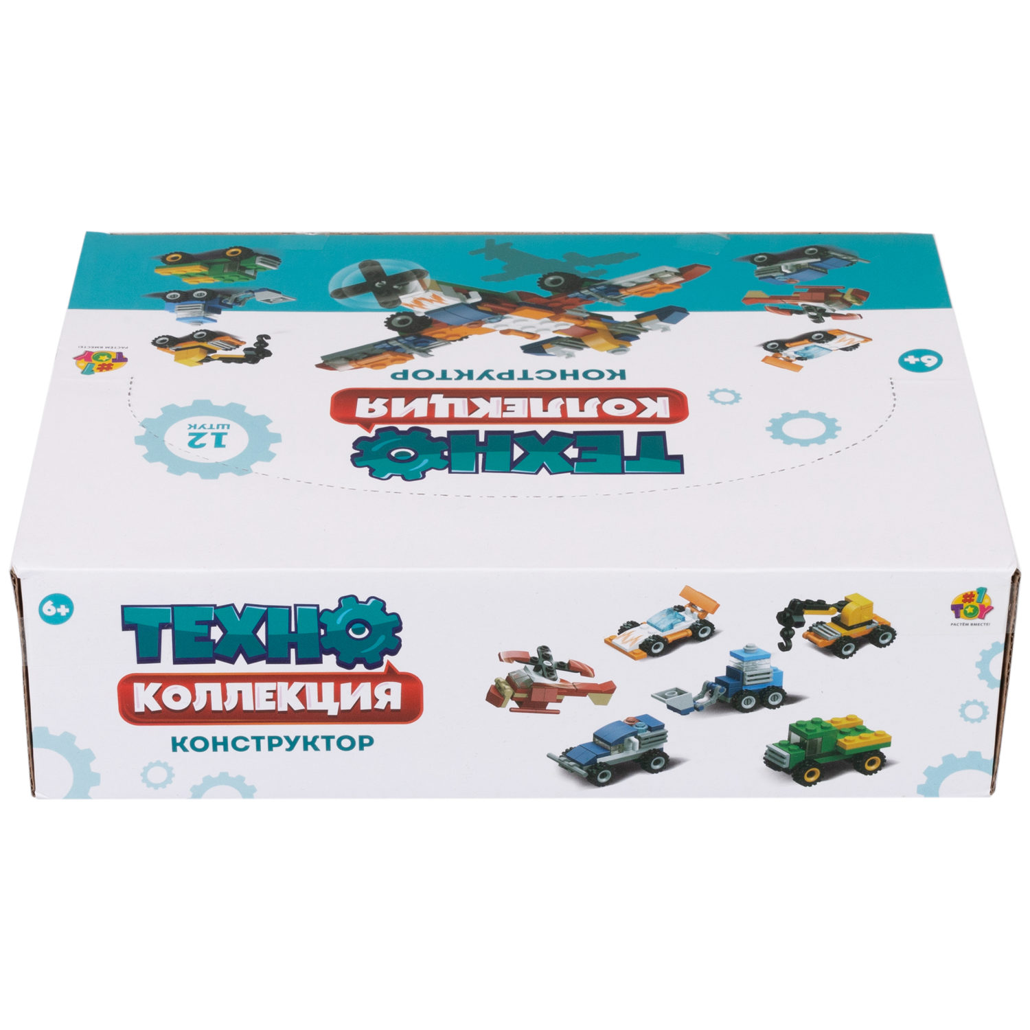 1Toy Blockformers "Техно коллекция" (д/б 12 шт., в асс. 6 видов, коробка)