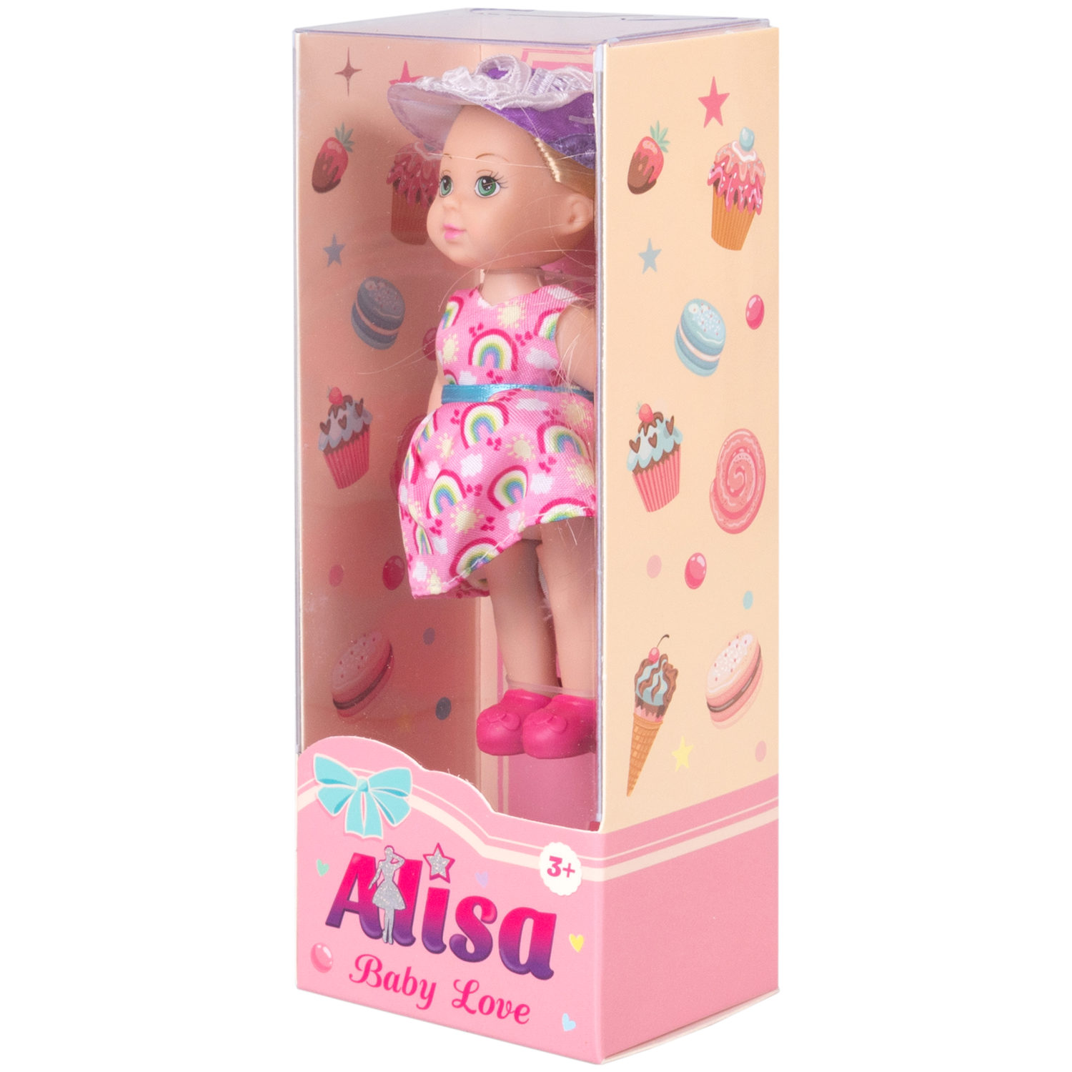 Кукла 1TOY BABY LOVE, летней одежде, 12 см