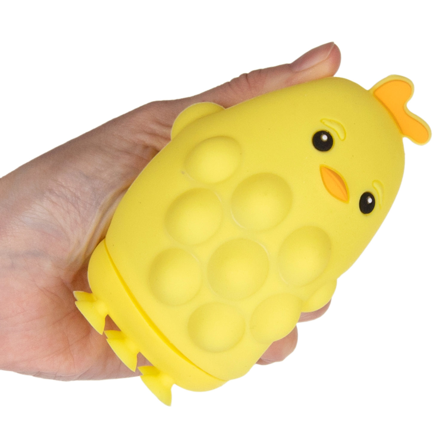 1TOY Жмяка Hit Pop It "Животные" 11х9х5 см, птенец