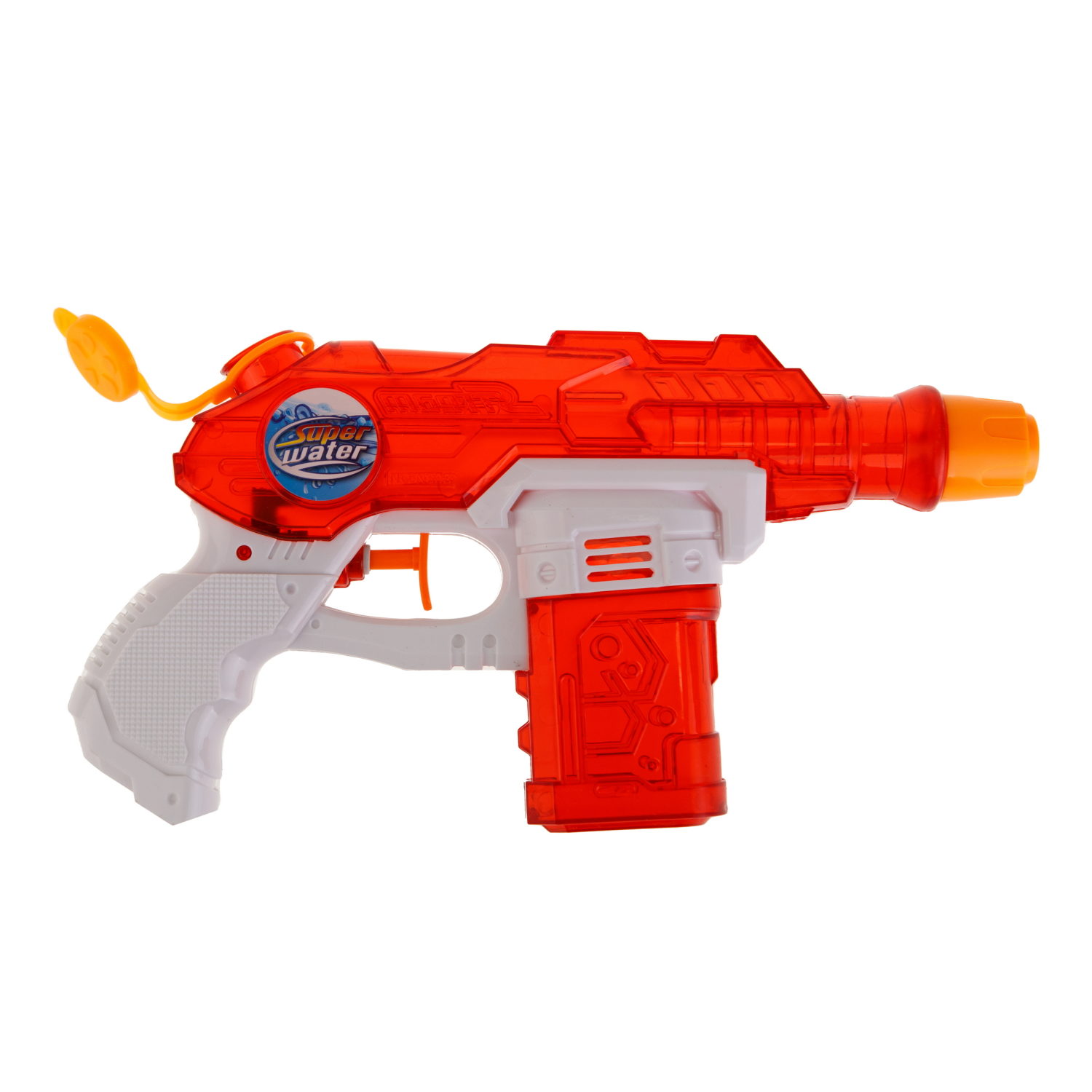 1TOY Аквамания водное оружие, 23*14*4 см, прозрачное, красный