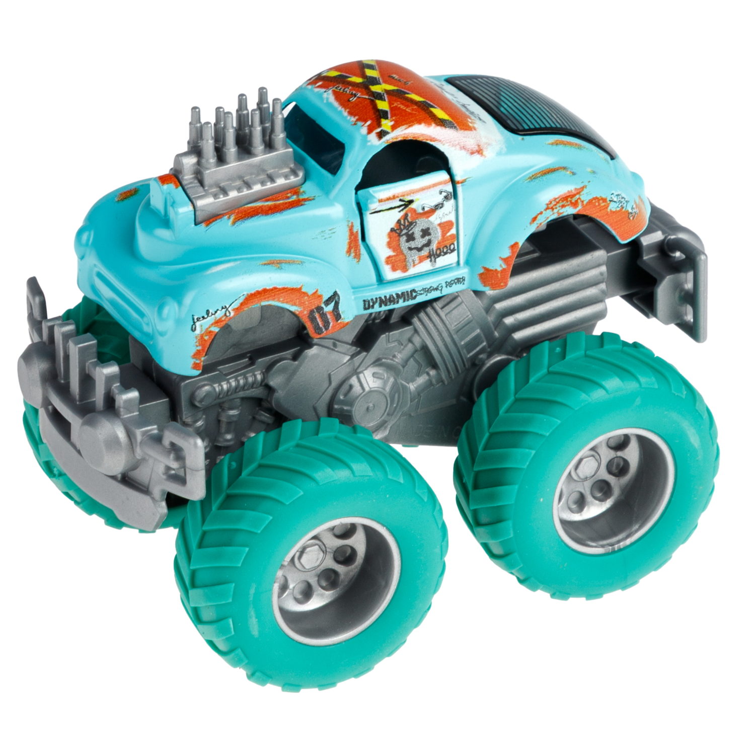 Машинка игрушечная 1TOY Драйв Монстр-трак Классика, инерционный, 8,5 см, цвет в ассортименте