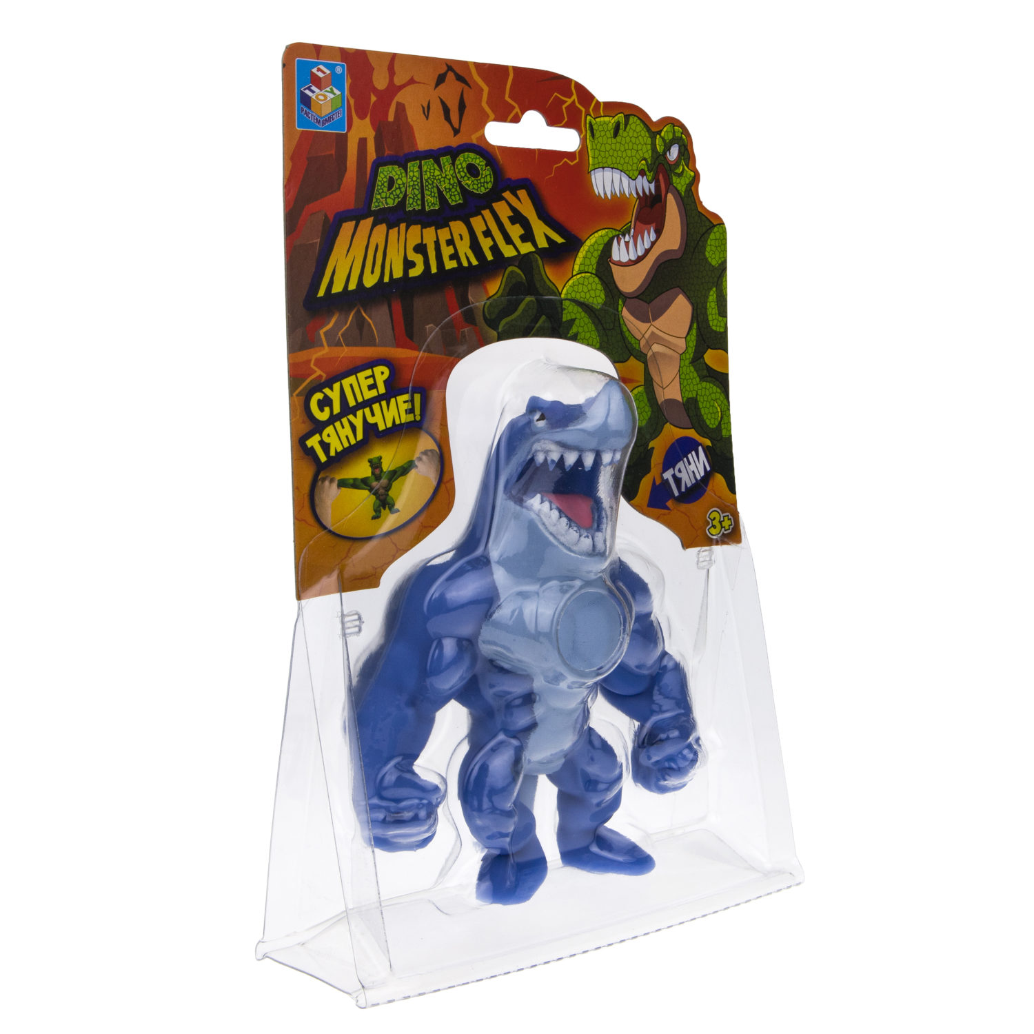 1TOY MONSTER FLEX DINO, тянущиеся фигурки 14см, 14 видов в ассортименте