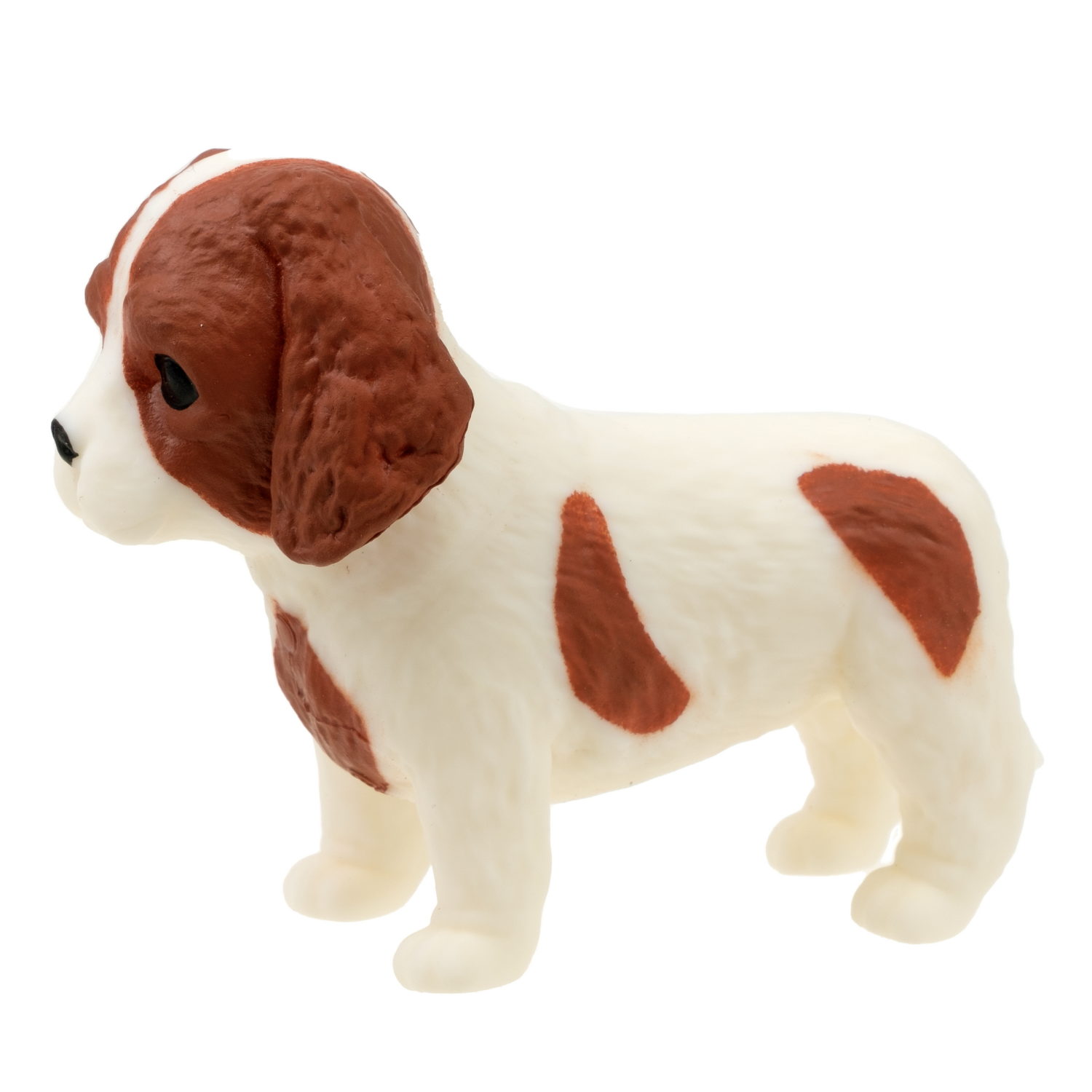 Антистресс игрушка 1TOY Прокачка для собачки серия 3, тянущаяся собачка в костюмчике, тянучка Кавалер-спаниель - банан