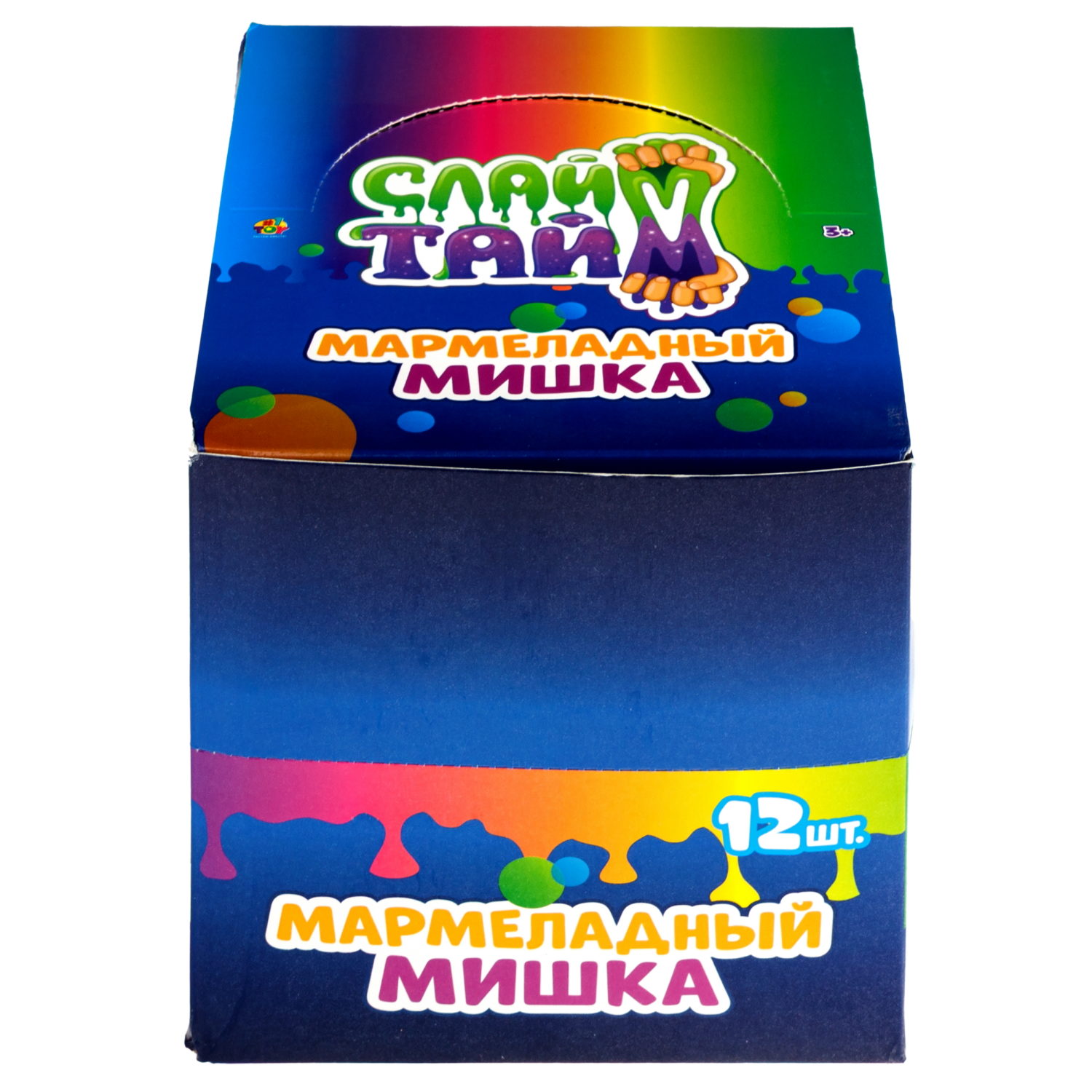Слайм в банке 1TOY Мармеладный мишка, в ассортименте