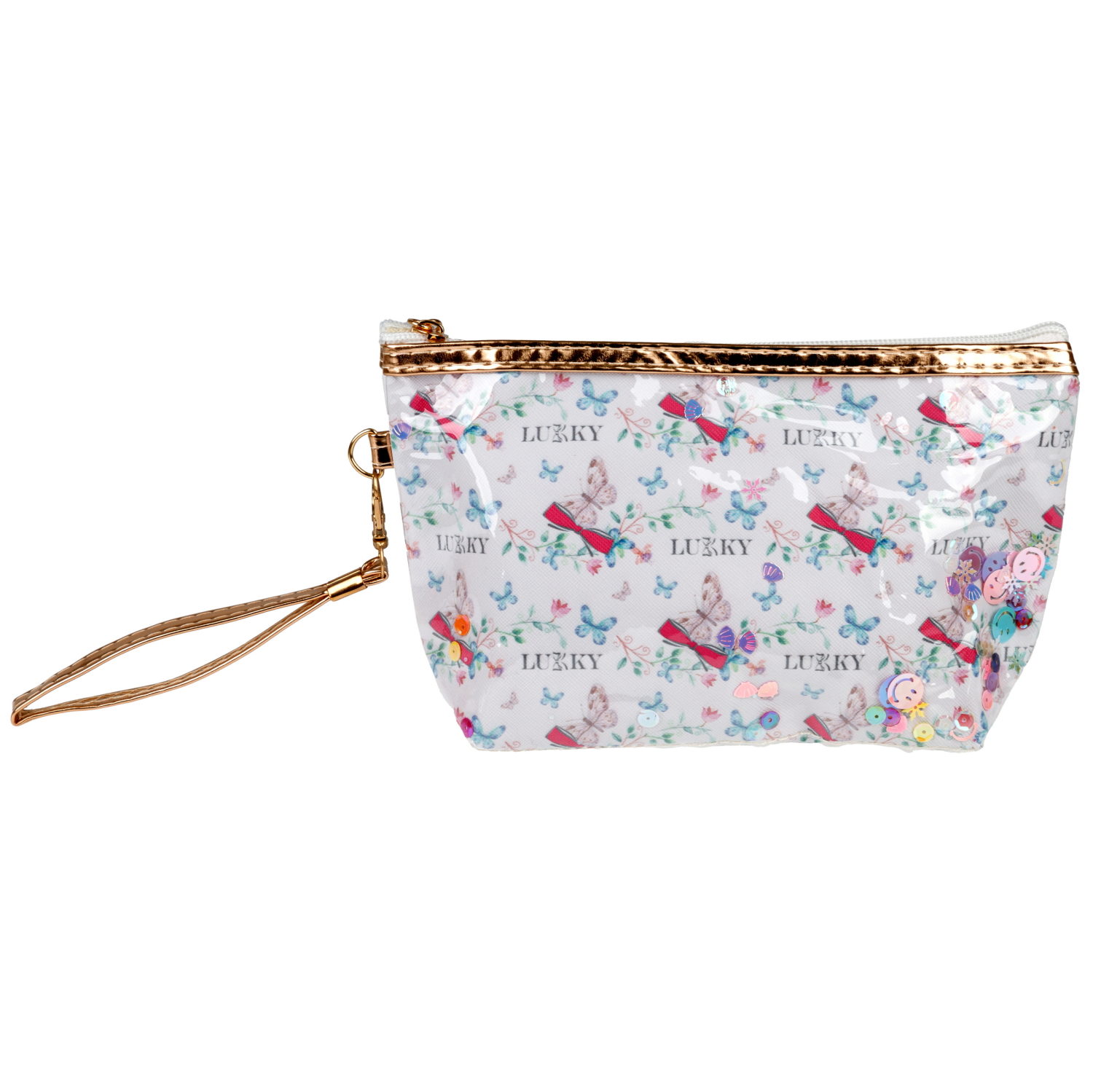 Косметичка с подвижными блёстками Lukky Lukky Style, 22*14*7 см