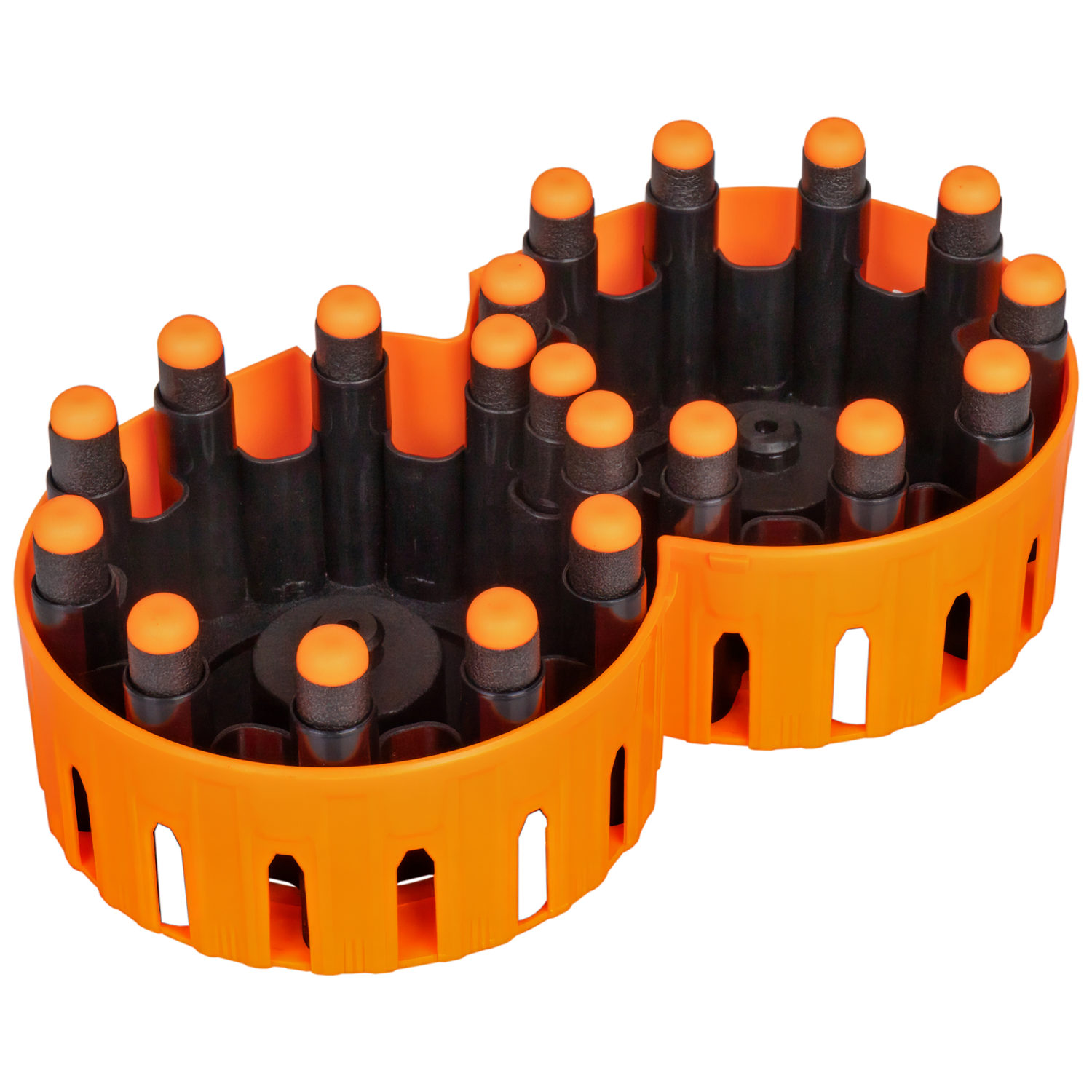 1toy Funmax "A71" бластер электрический, 2 барабана на 10 выстрелов, в комплекте 36 EVA снарядов