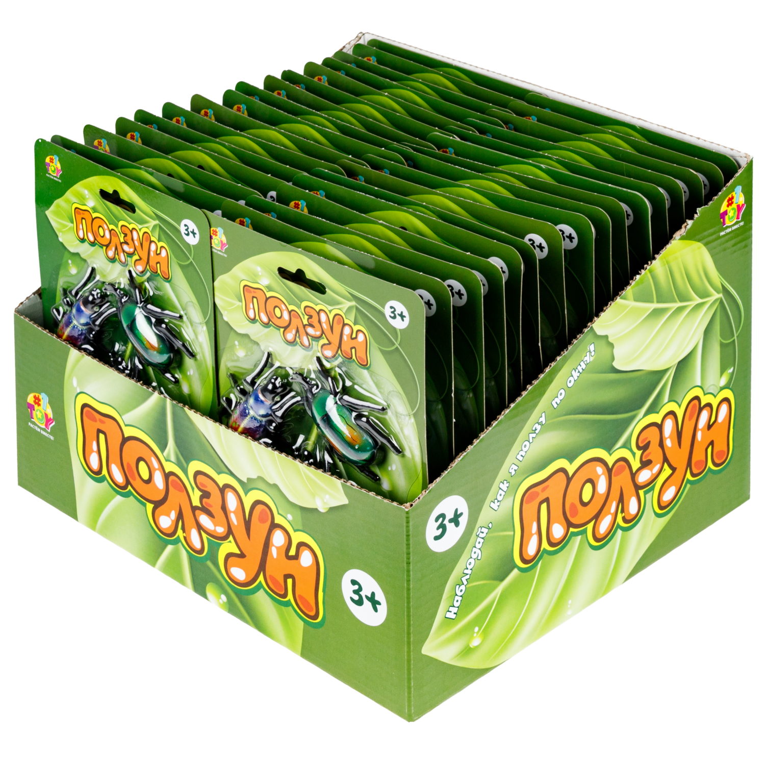 Насекомые игрушки 1TOY Ползун Жуки