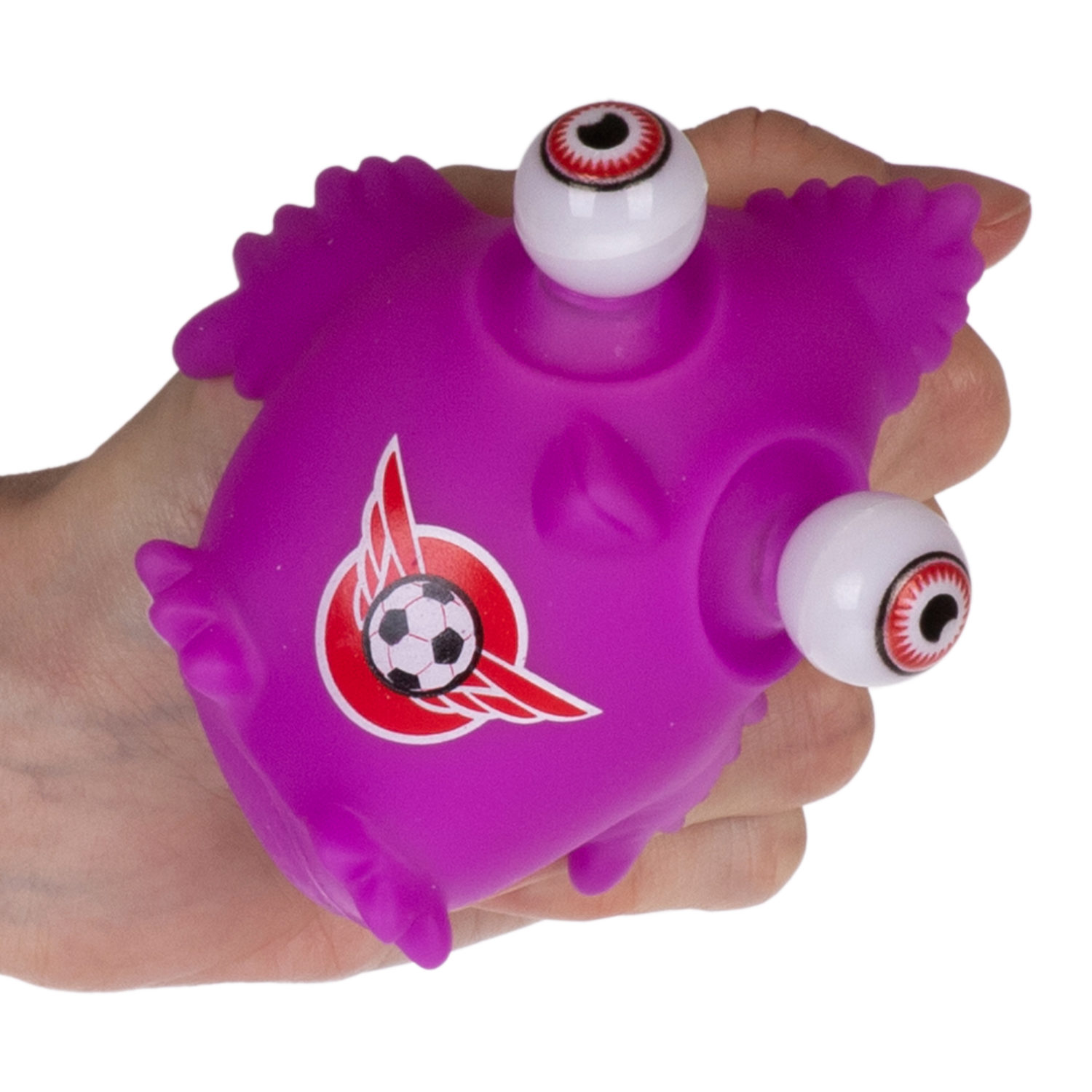 1TOY Пучеглаз-антистресс "Птицы" 7х6x5 см, фиолетовый