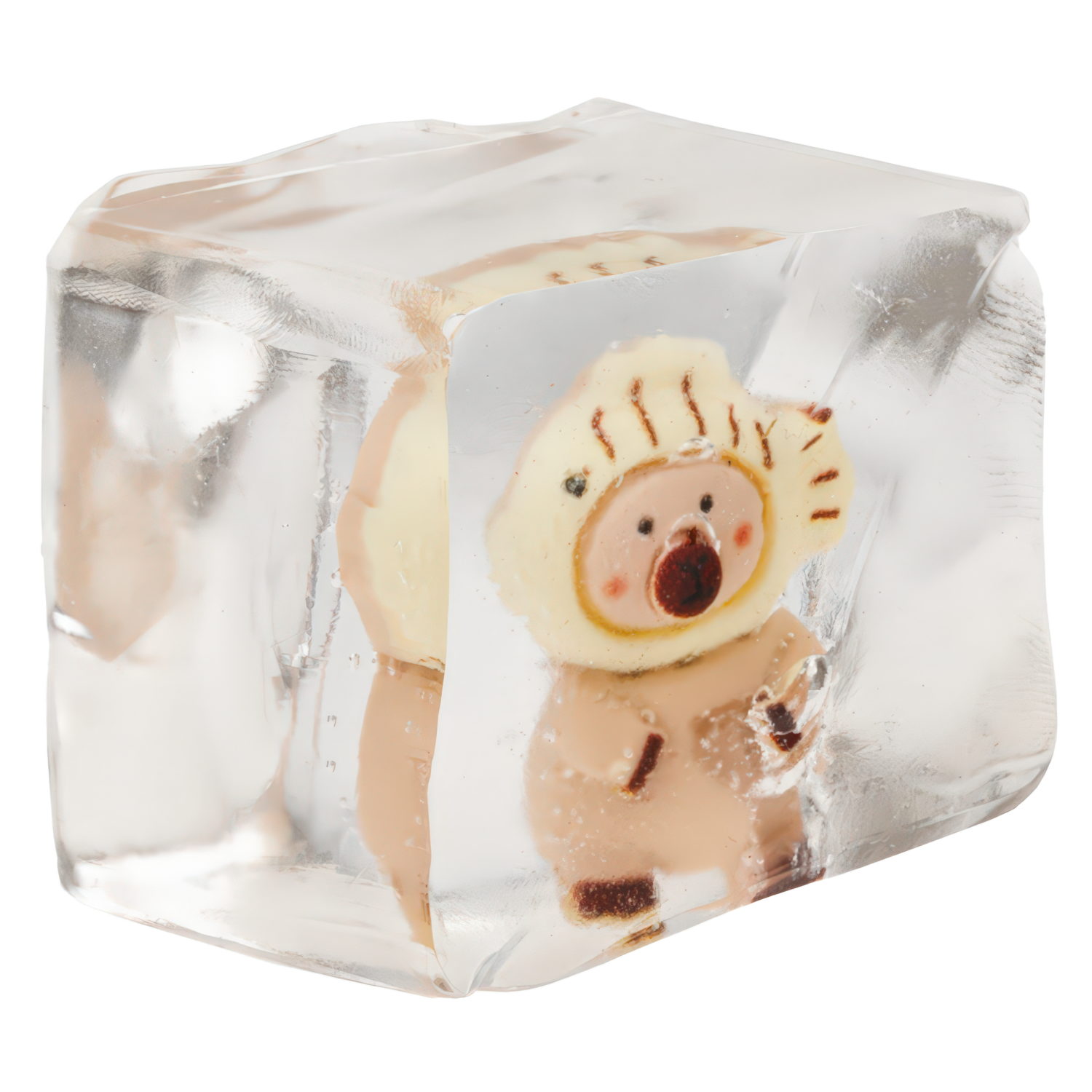 Таба сквиши 1TOY Крутой замес Капибара в кубе, 2,5 см