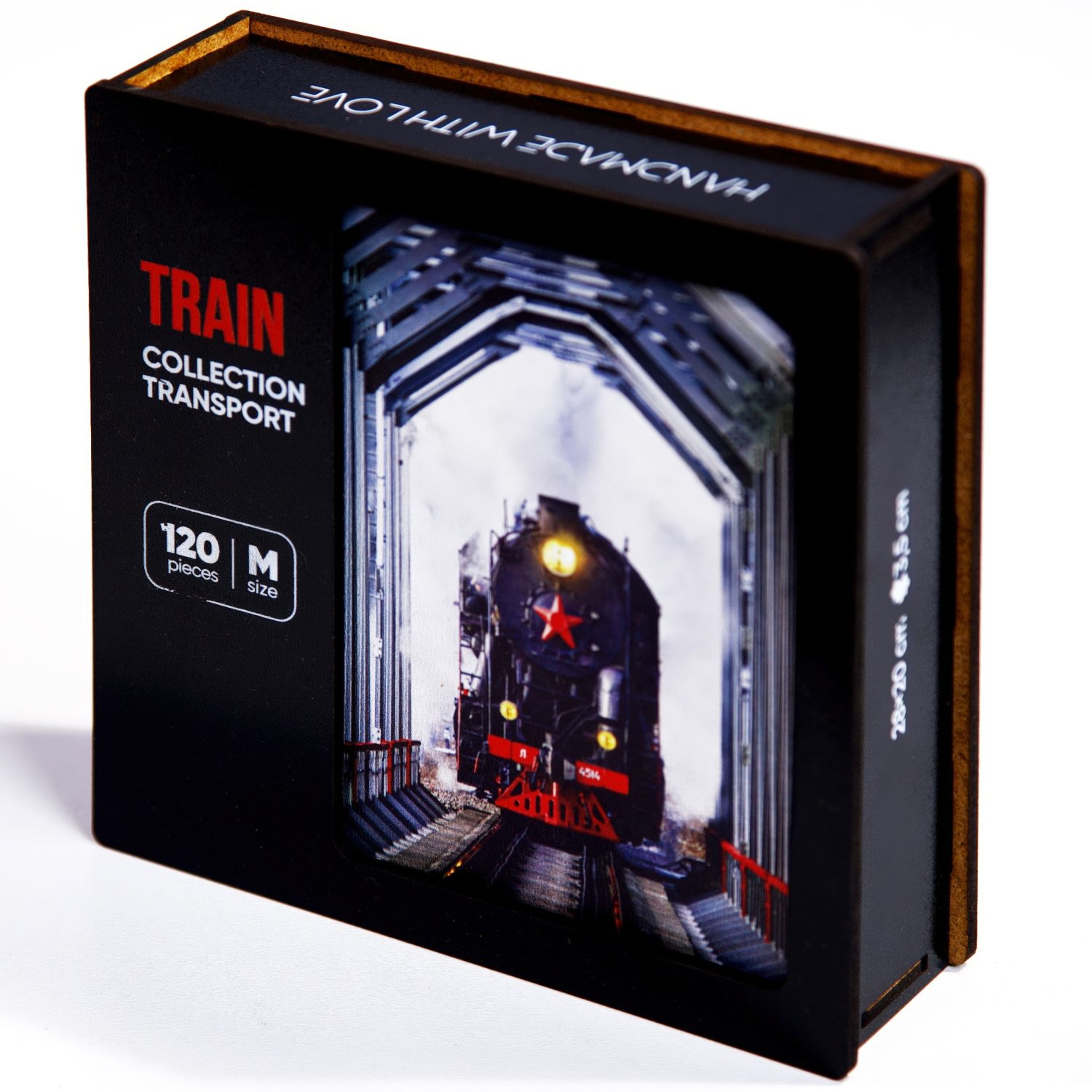 Деревянные пазлы Collection Transport Поезд прибывает, 120 деталей, 28х20 см, 12+