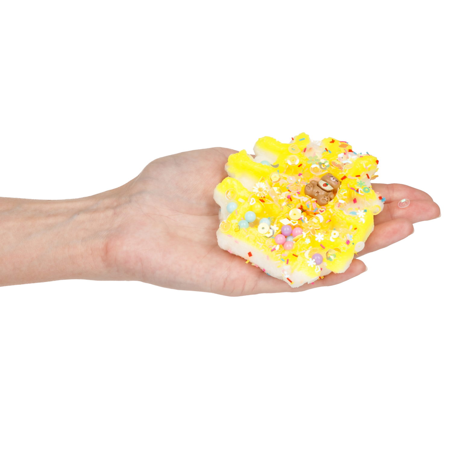 Игрушка-антистресс 1TOY Крутой замес «Няшка-вкусняшка», «Венская вафля», с колокольчиком, в ассортименте