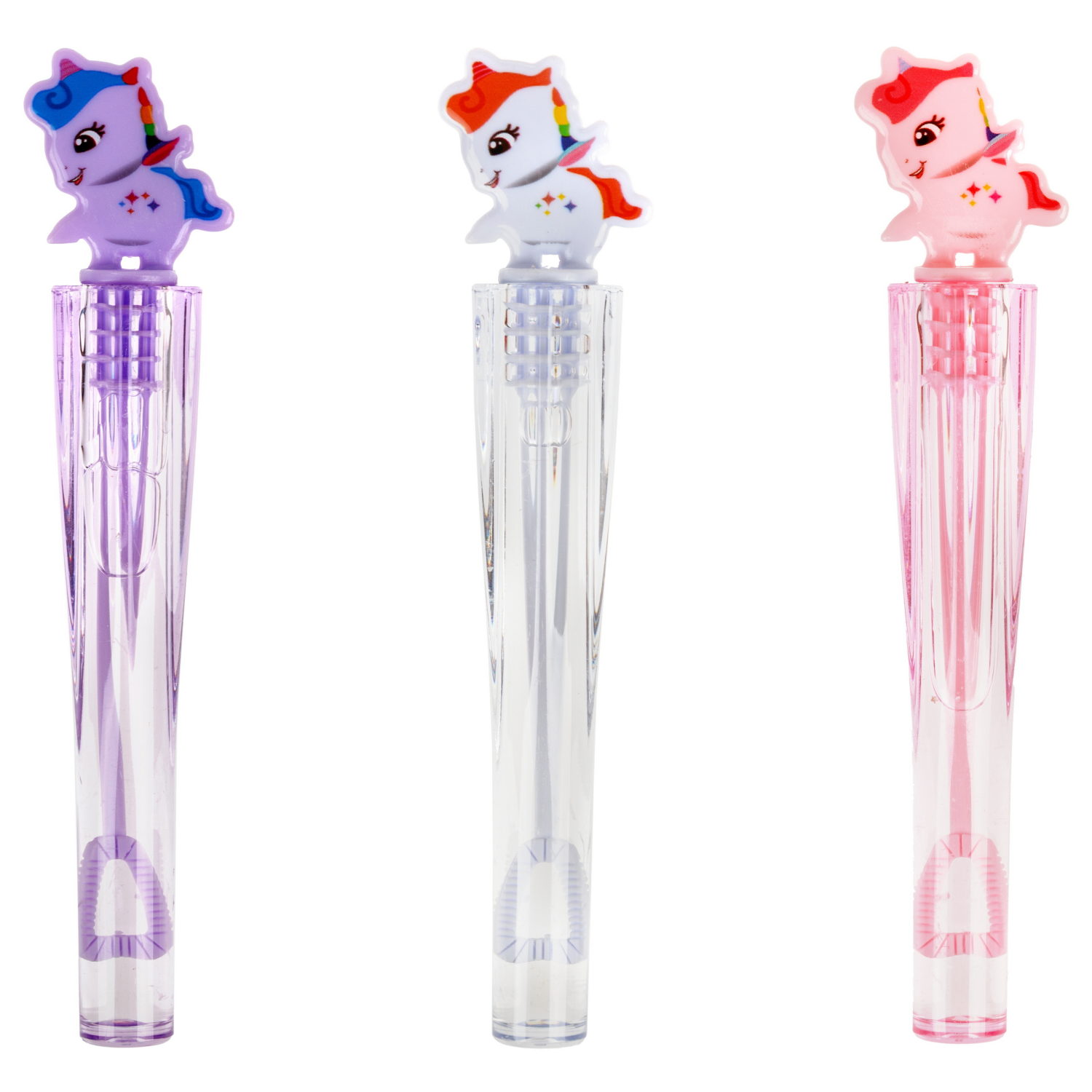 Нелопающиеся мыльные пузыри 1TOY Мы-шарики! Единорог, 5 мл, набор, 3 шт. в блистере