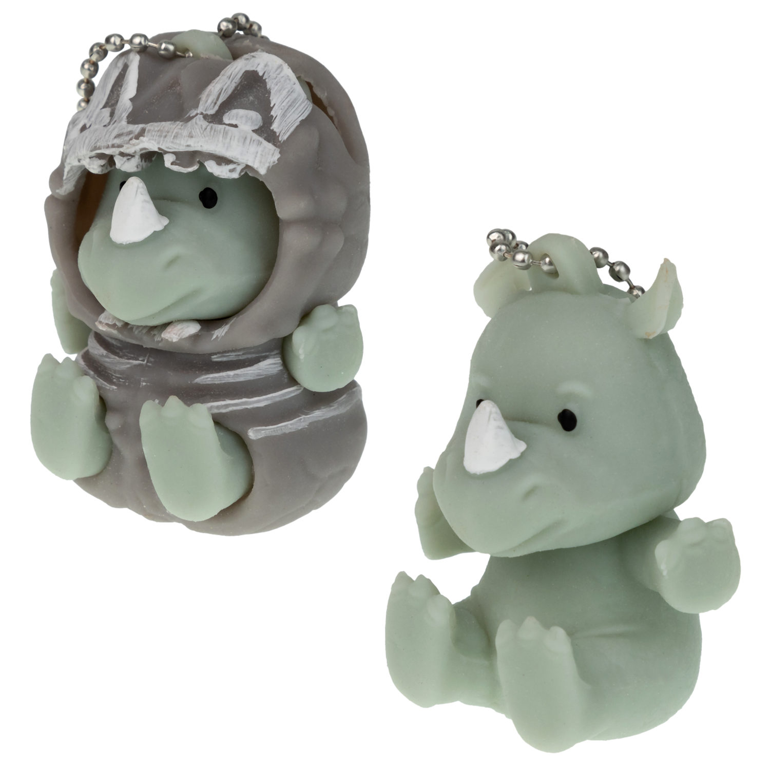 Игрушка антистресс для рук 1TOY Маскарад для зверят носорог - дракоша , мягкая, резиновая, сквиш, жмякалка, мялка, брелок детский, для взрослого