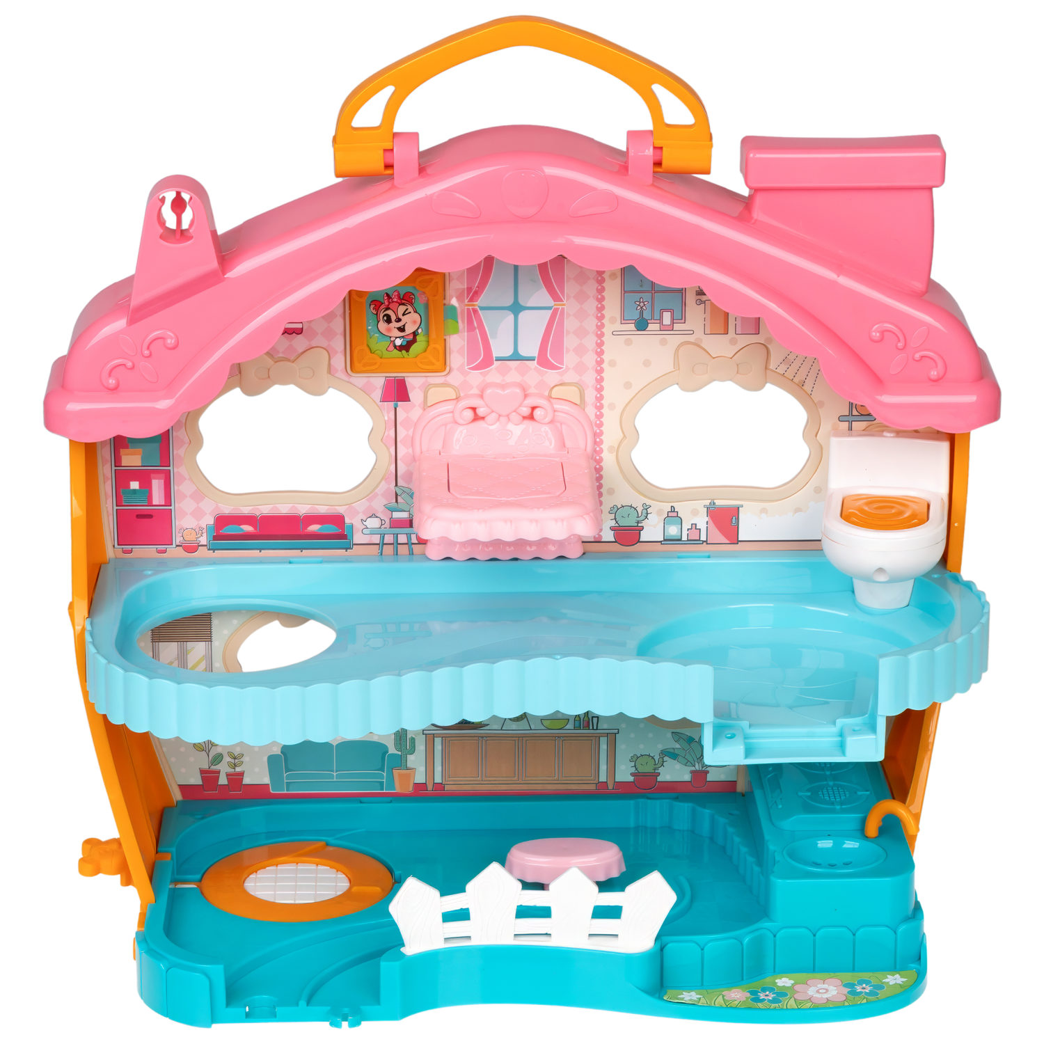 Хома Дома. Игровой набор "Хомы дом со звуковыми эффектами" с плюшевым питомцем, в коробоке 45х28х14,5 см