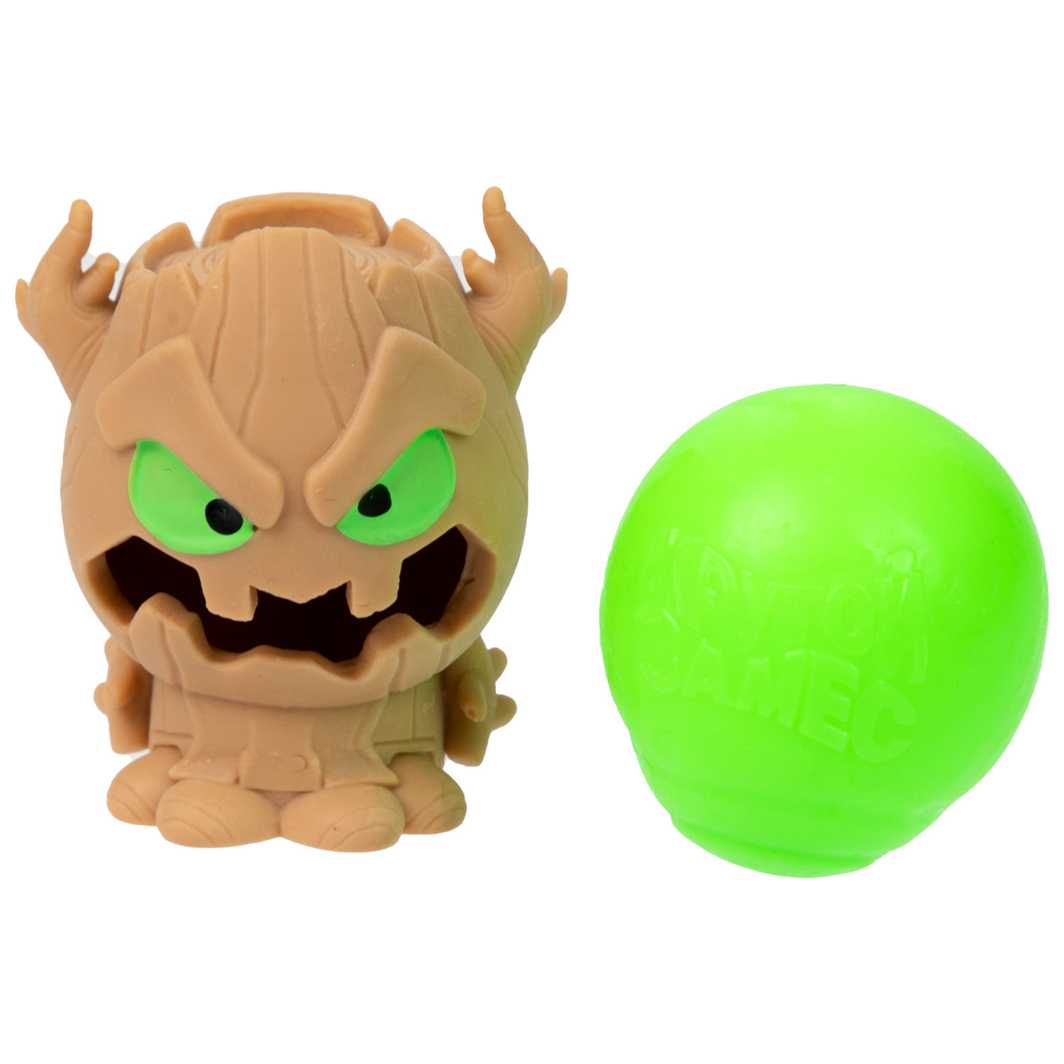 Игрушка-сюрприз 1TOY MONSTER BALL Крутой замес, антистресс, тянущиеся фигурки с шаром внутри, сквиши, 1 шт.