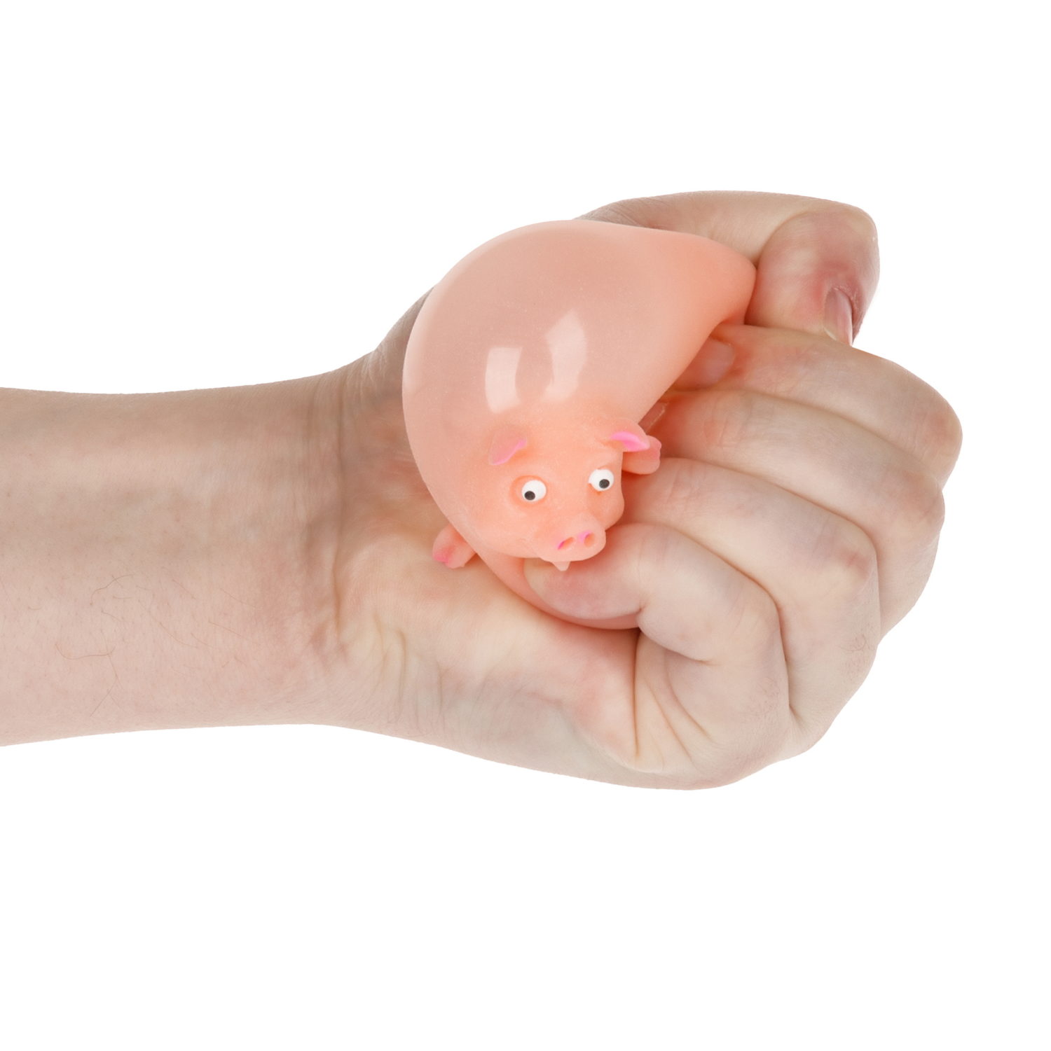 Игрушка ДУТИКИ 1TOY Животные, максимальный размер 30 см, свинья