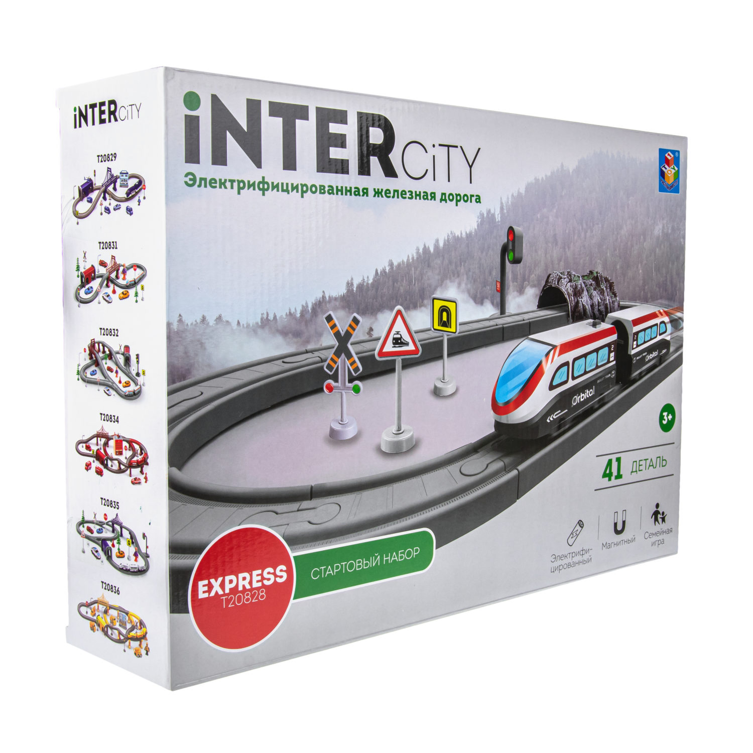 Набор 1TOY InterCity Железная дорога 1TOY InterCity Express "Стартовый набор"