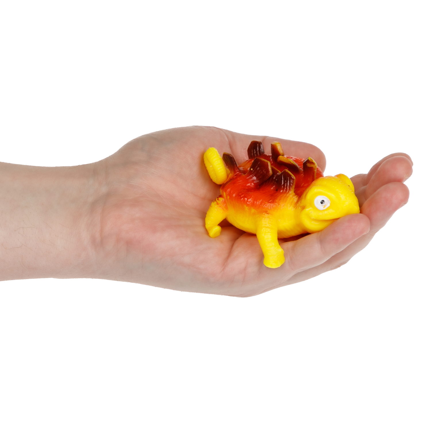 Игрушка ДУТИКИ 1TOY Динозавры, максимальный размер 30 см, 4 вида, жёлтый