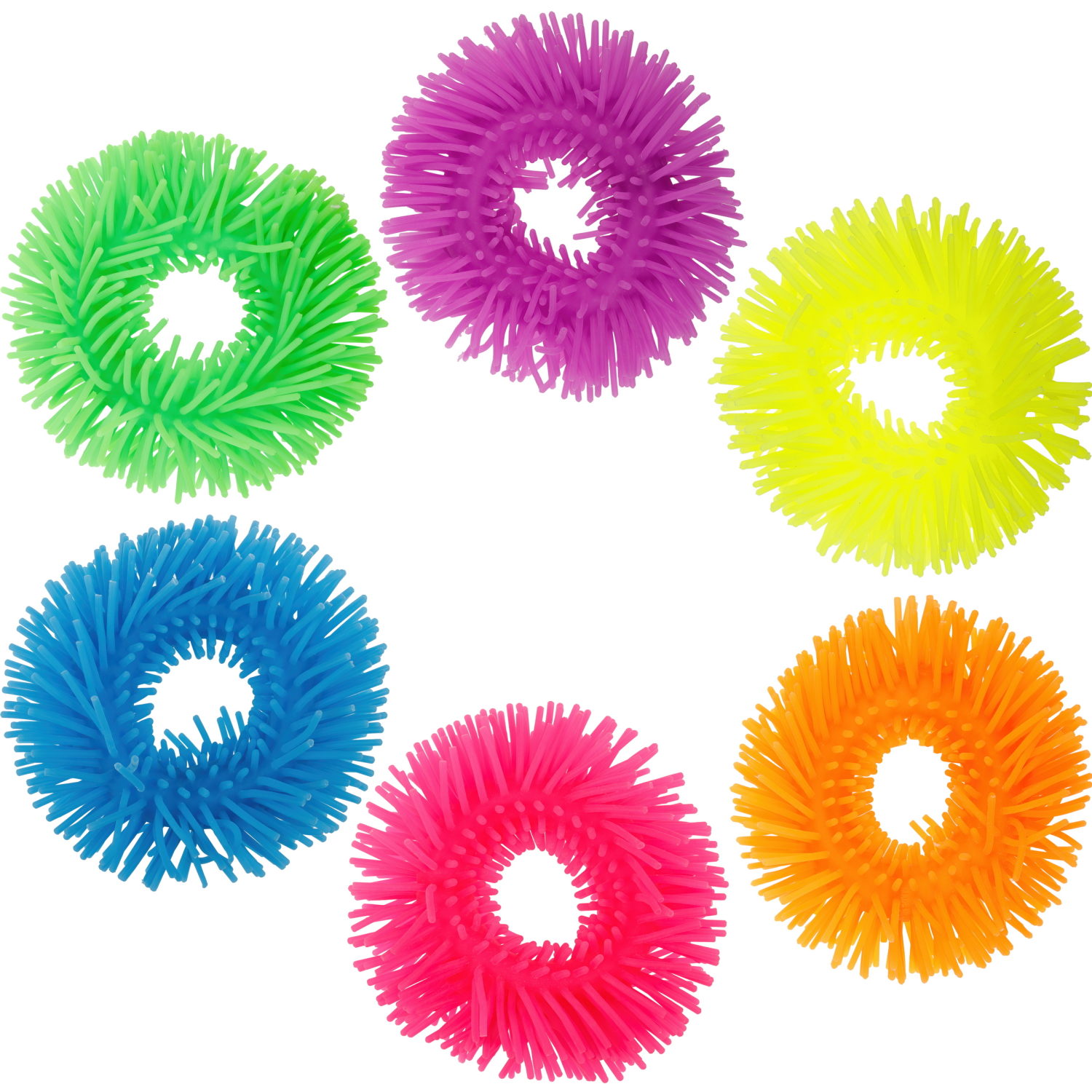 1TOY эластичный браслет-антистресс ЛАПША, однотонный, фиолетовый