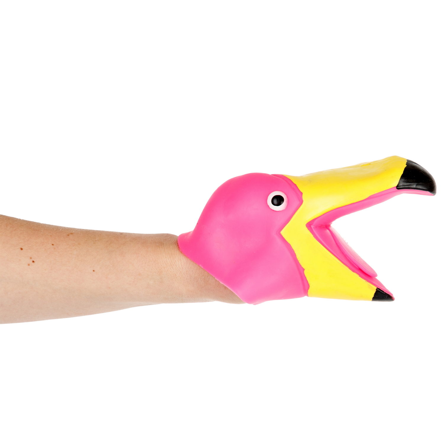 Игрушка на руку 1TOY Зверуки Фламинго