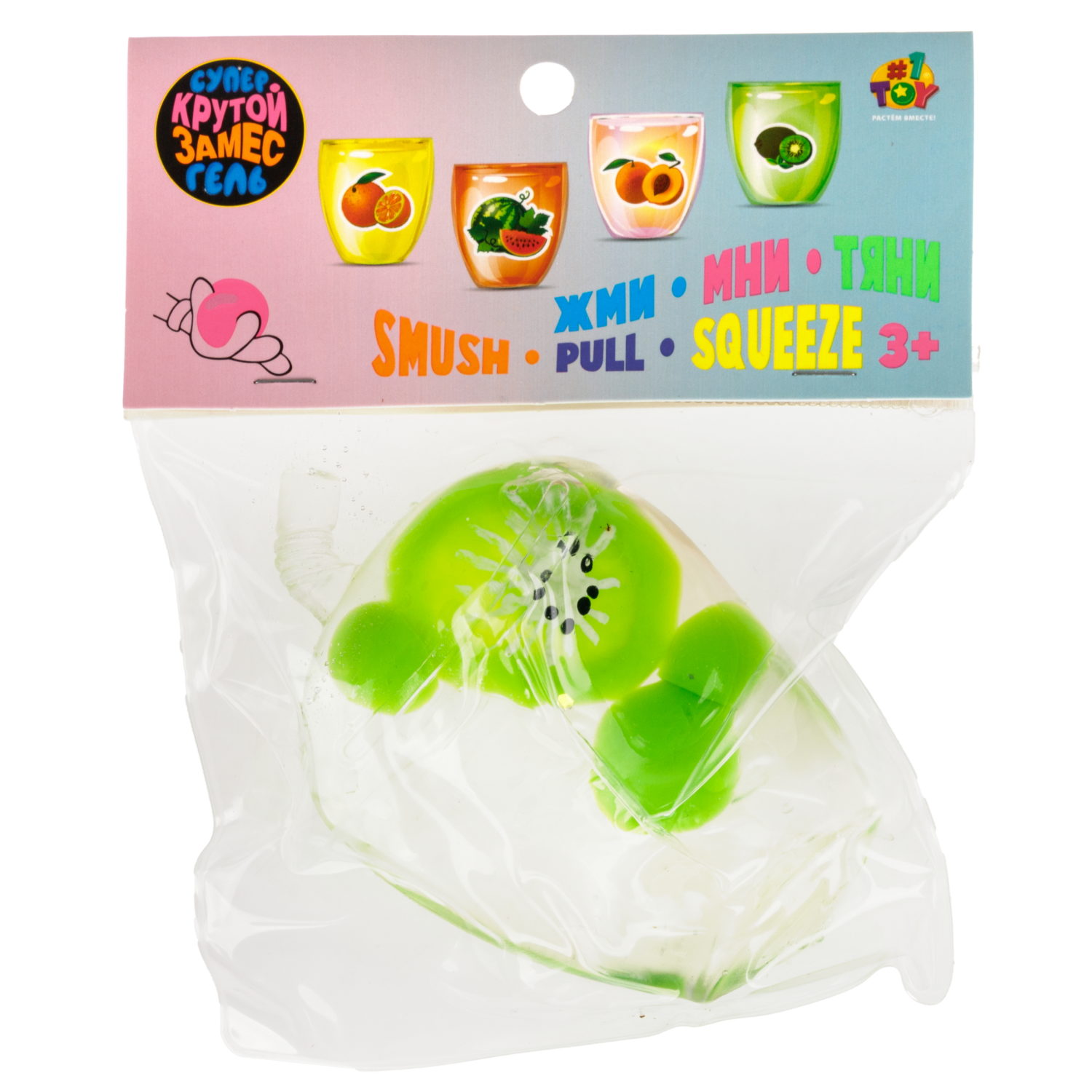 Антистресс-игрушка 1TOY Крутой замес Супергель Напитки, в ассортименте, 10,5х6х6 см