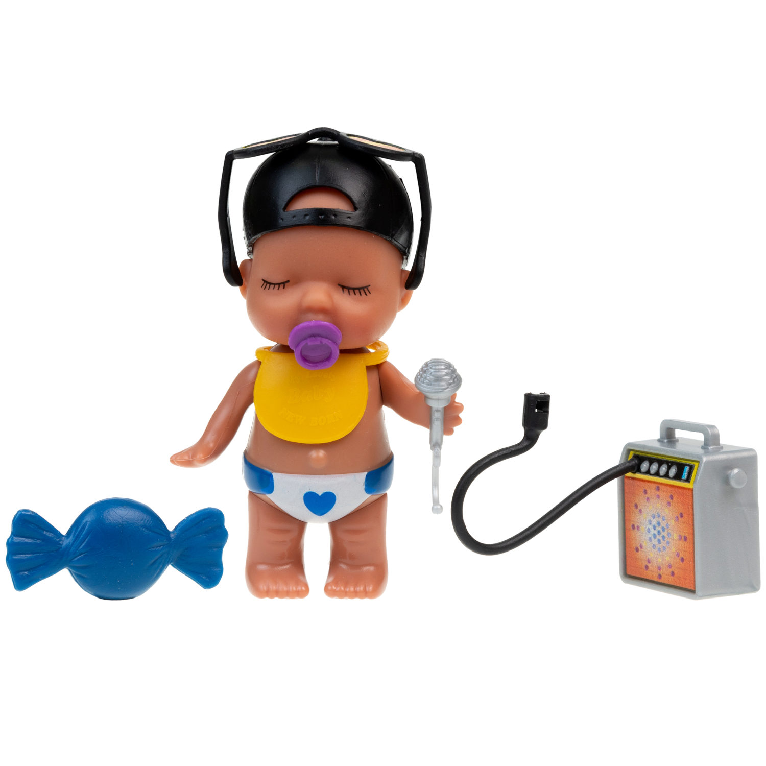 1TOY LUCKY BOX Baby rock пупс с аксессуарами, в асс. 6 видов, в кор., 12 шт в дб.