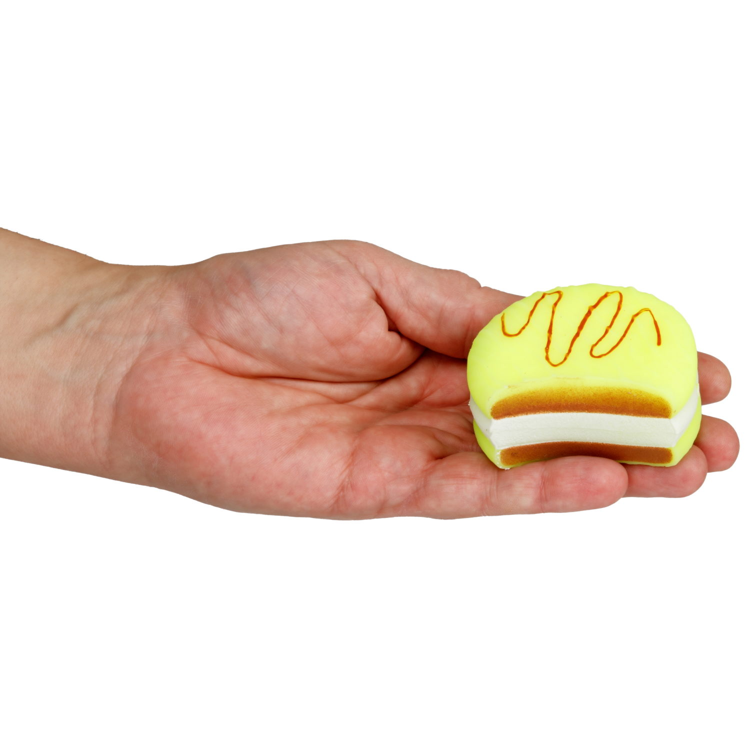 Игрушка-антистресс 1TOY Крутой замес Залиплющ, Макарошка, 8*7,5*2,5 см