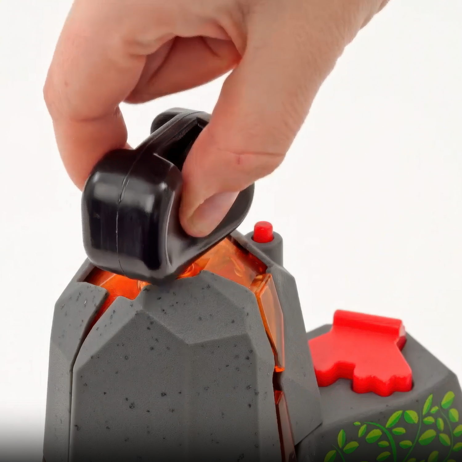 Динозавр и извергающийся вулкан BRIO со светом, звуком, паром, для деревянной железной дороги