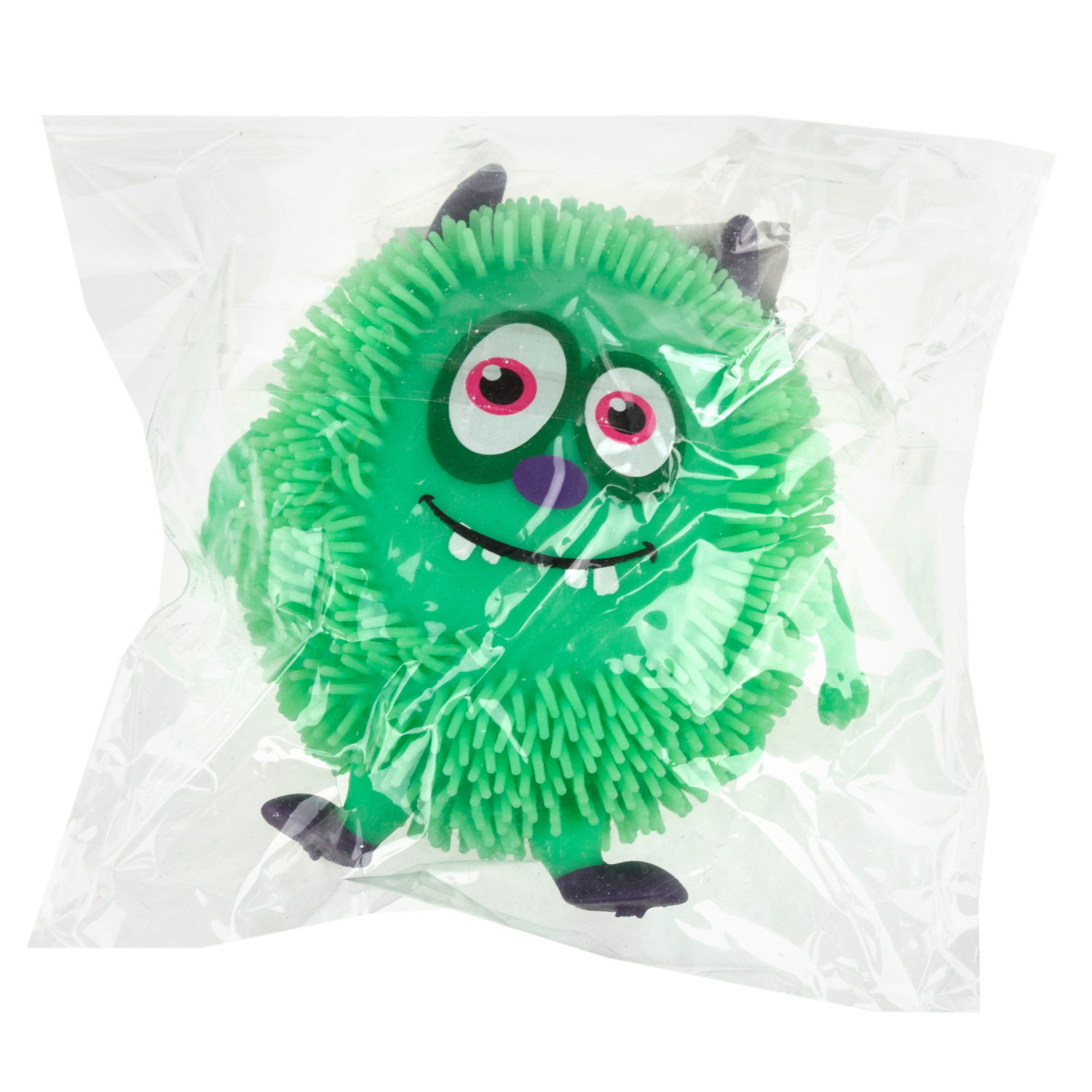 Игрушка-антистресс для рук 1toy Йо-Ёжики, "Монстр" 10 см, со светом, 4 вида в ассортименте