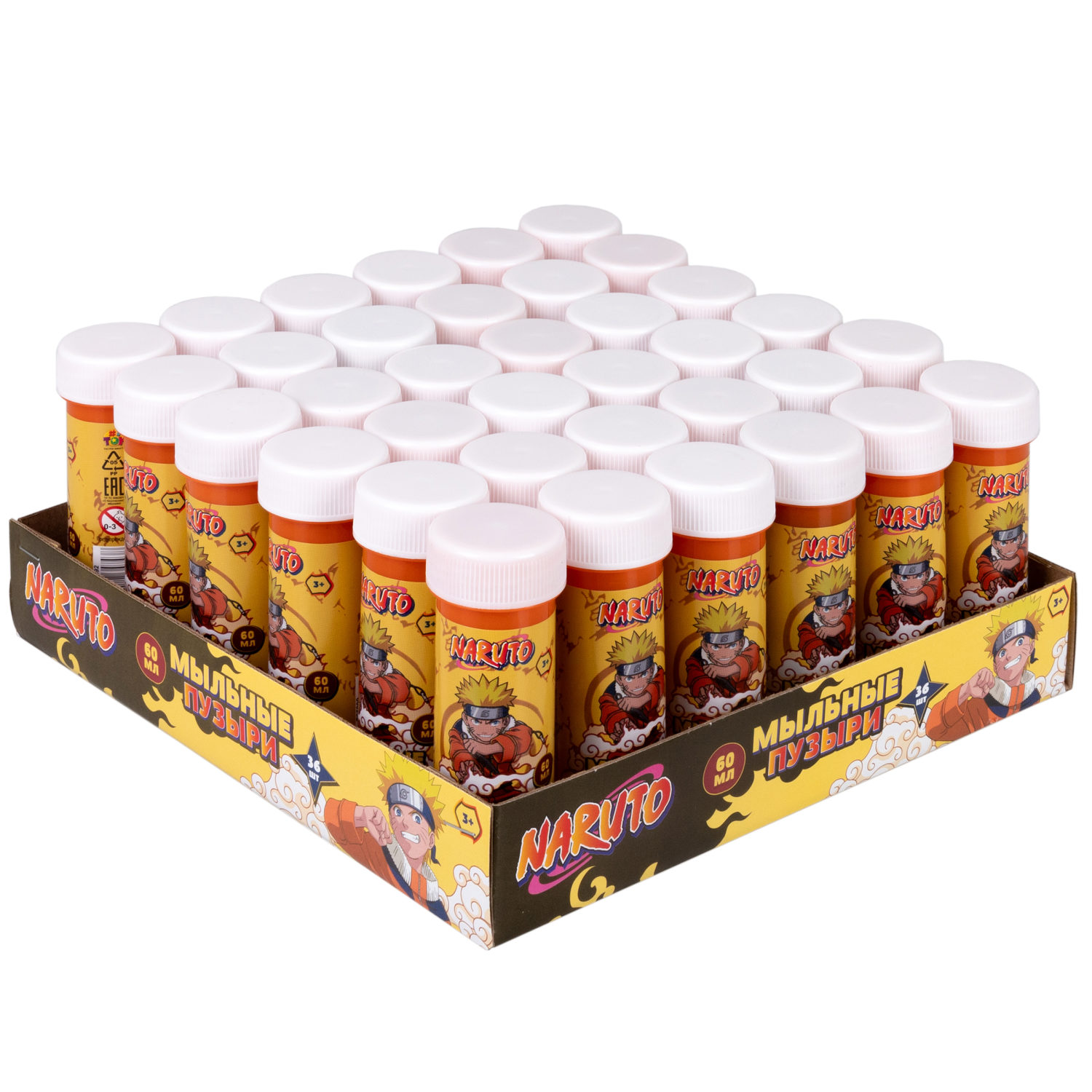 Мыльные пузыри 1TOY Наруто, 60 мл