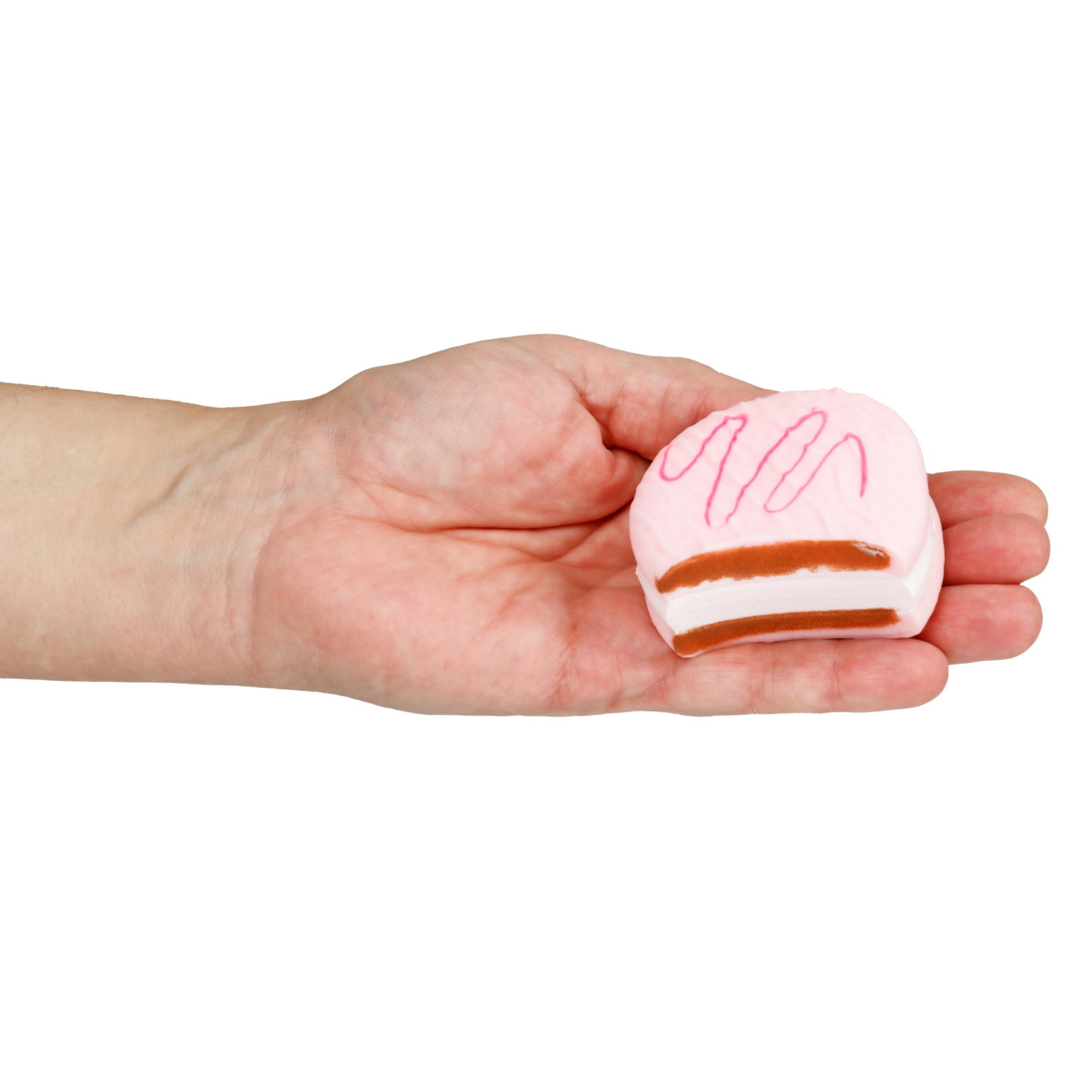 Игрушка-антистресс 1TOY Крутой замес Залиплющ, Макарошка, 8*7,5*2,5 см