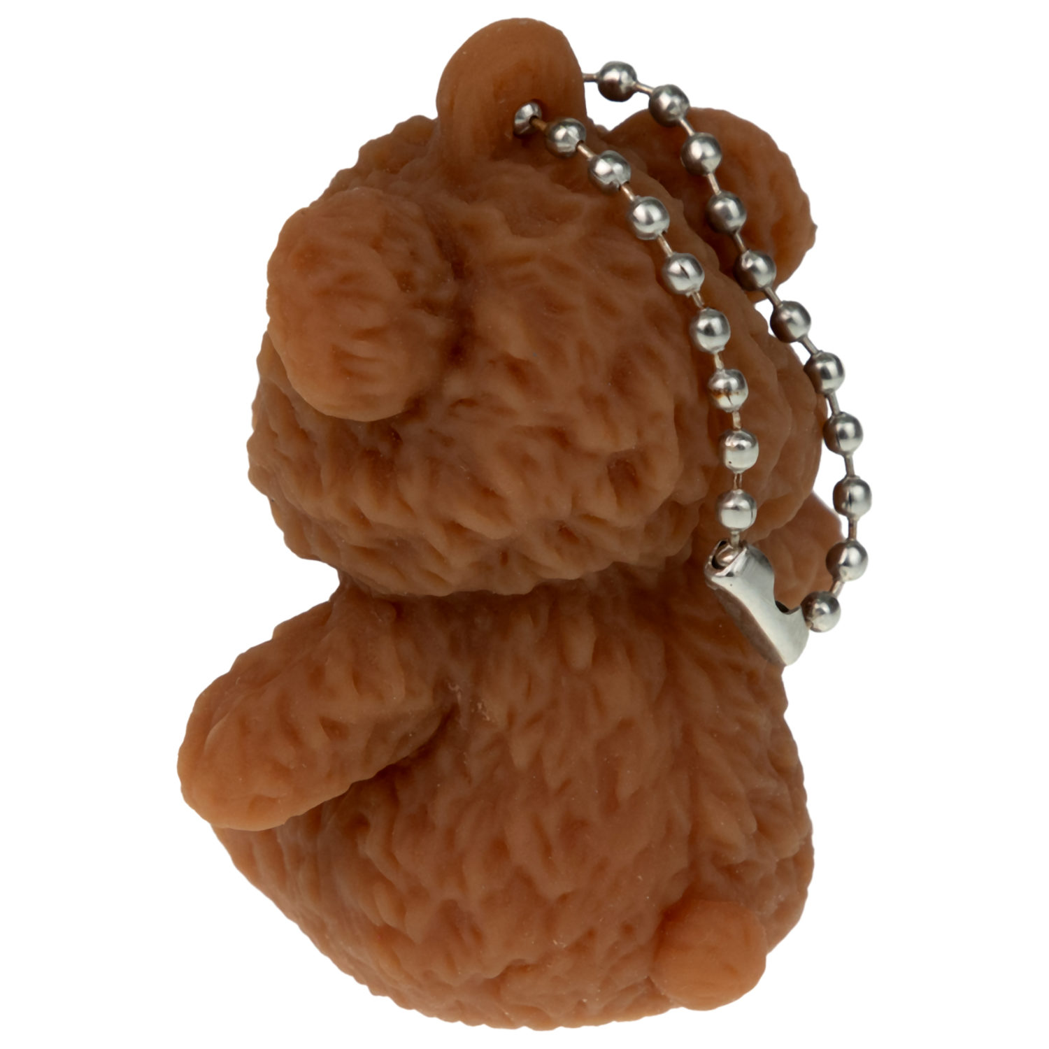 Игрушка антистресс для рук 1TOY Маскарад для зверят мишка - носорог, мягкая, резиновая, сквиш, жмякалка, мялка, брелок детский, для взрослого