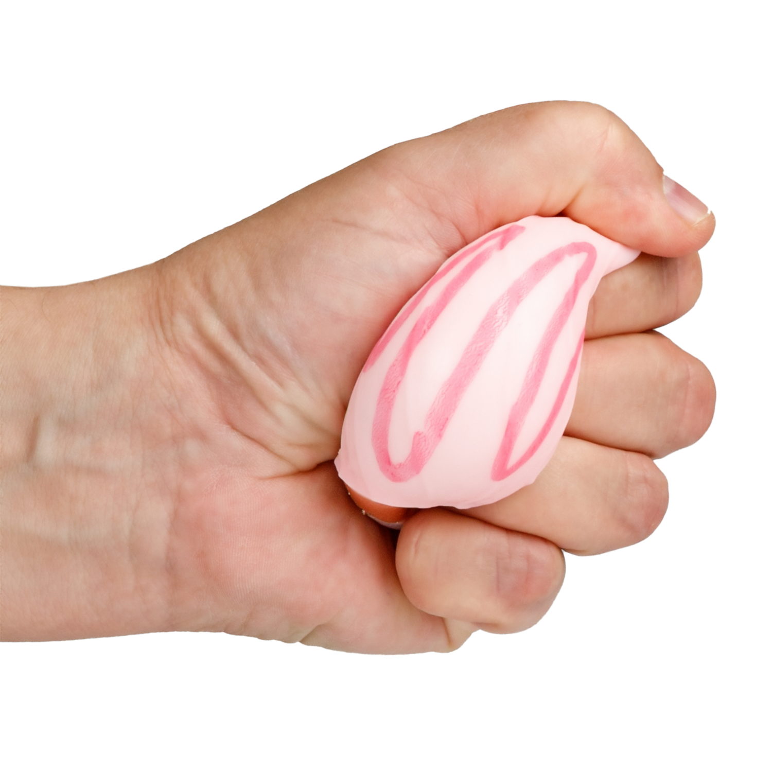 Антистресс-игрушка 1TOY Крутой замес Залиплющ Макарошка, 8х7,5х2,5 см, в ассортименте