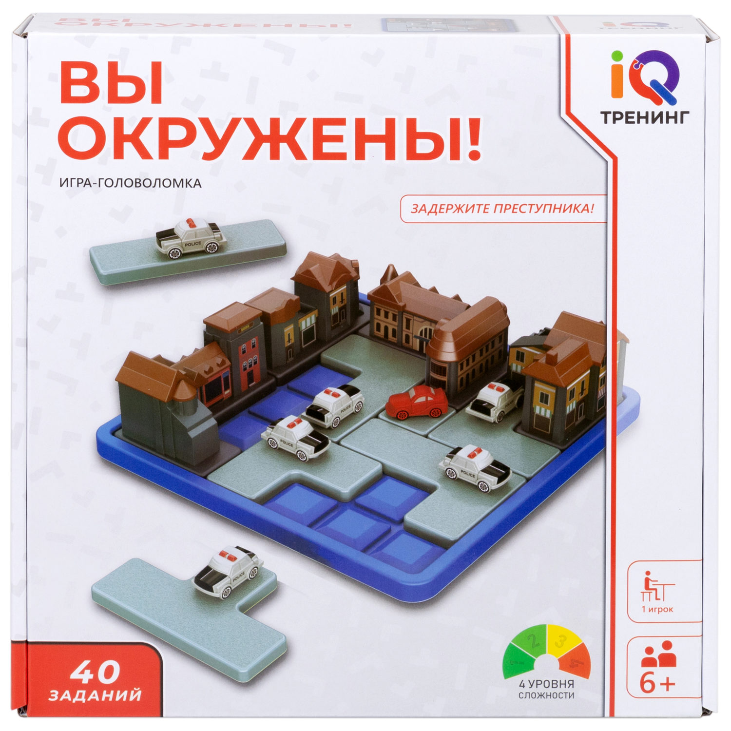 Настольная логическая игра 1TOY IQ ТРЕНИНГ «Вы окружены!»