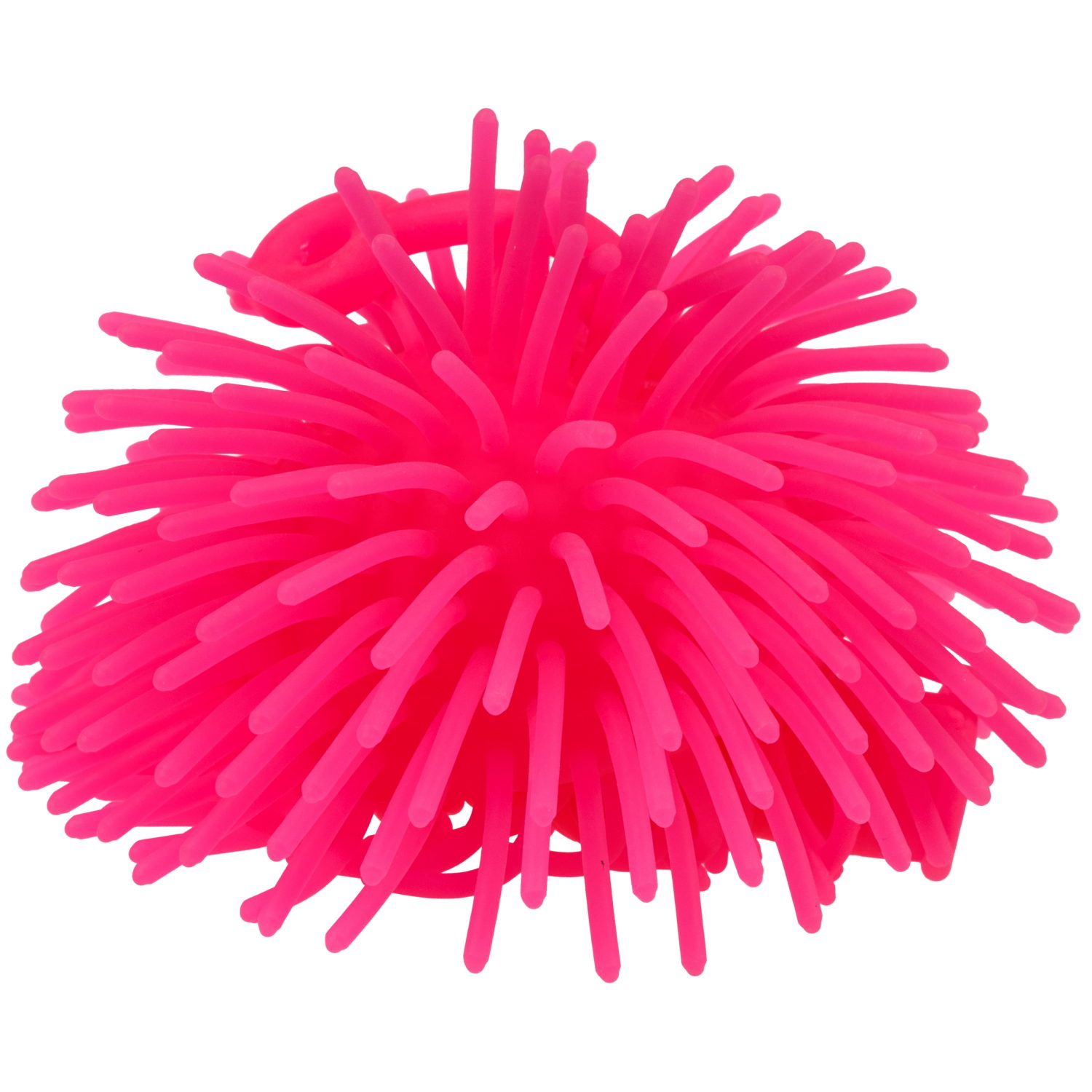 Игрушка ДУТИКИ 1TOY Ёжик йо-йо, максимальный размер 20 см, розовый