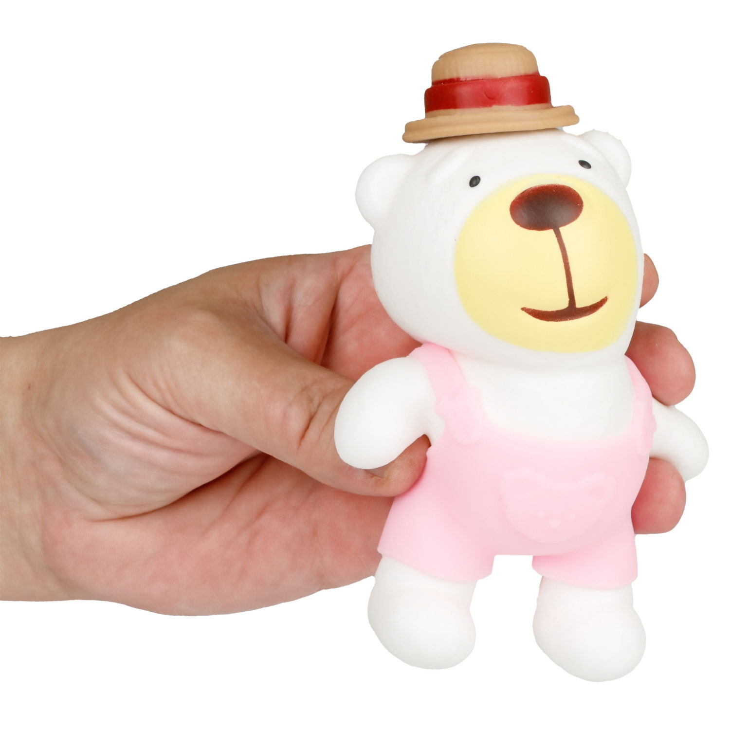 Антистресс-игрушка 1TOY Крутой замес медведь в костюме, 15х11 см