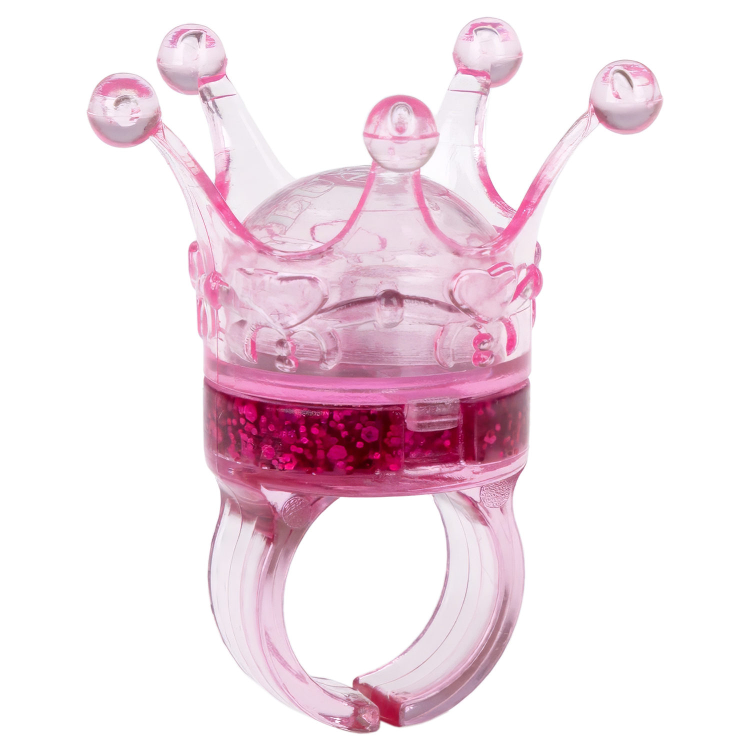 Гель-тени для век с блёсткам Lukky Glitter Princess в колечке, бордо, 2 гр