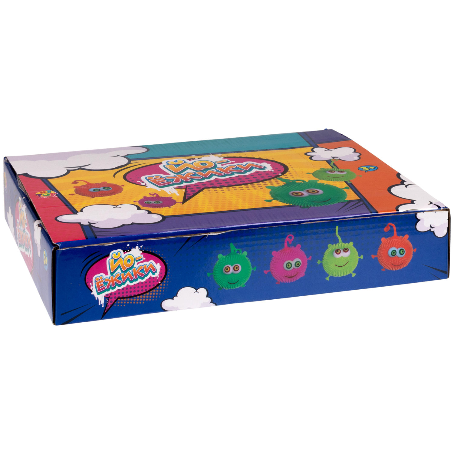 Антистресс-игрушка для рук 1TOY Ё-Ёжик, для детей и взрослых, 4 вида в ассортименте