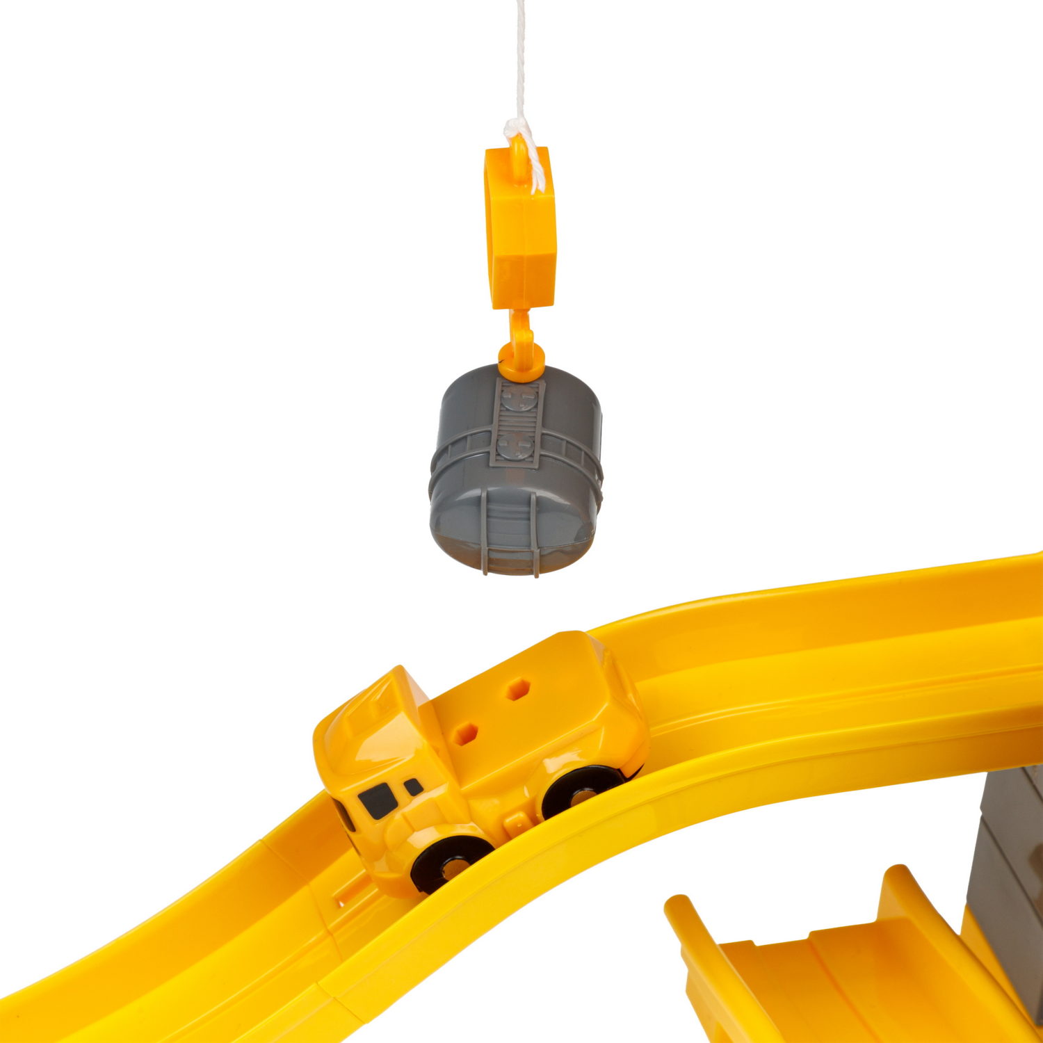 Парковка для машинок 1TOY Транспаркинг Строительный участок, автотрек с машинками