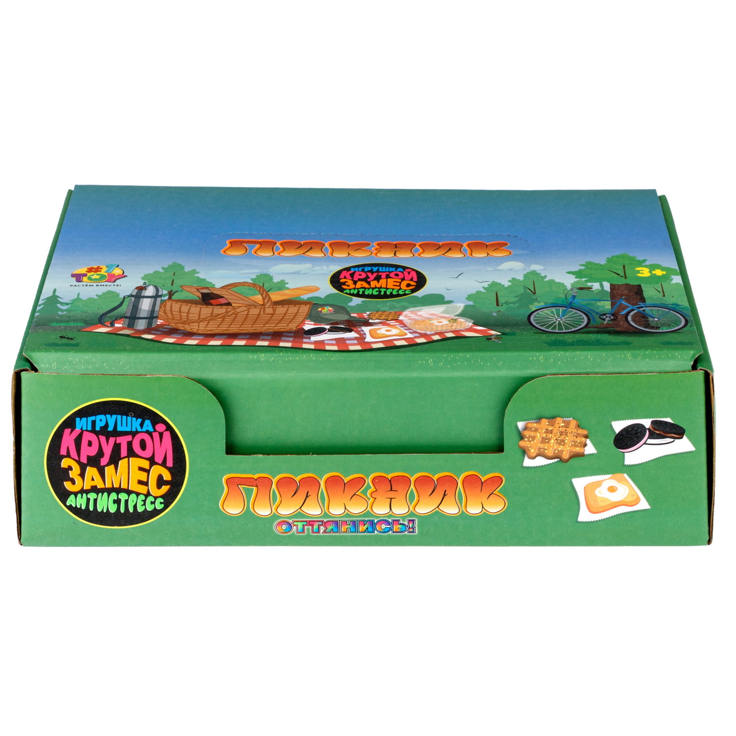 1toy Крутой замес Пикник тост с яичницой, в пак 13*13см, 8 шт в дб