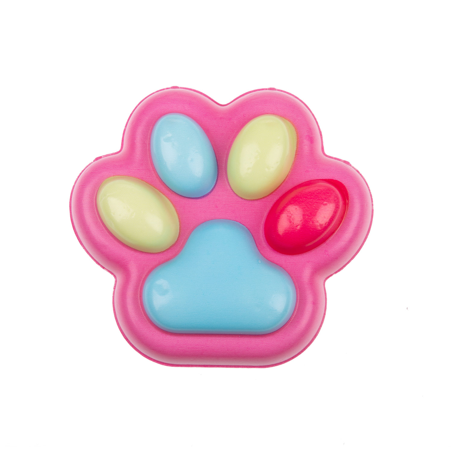 1toy Жмяка лапка-антистресс 6 шт. в ассорт. 8*8*3 см
